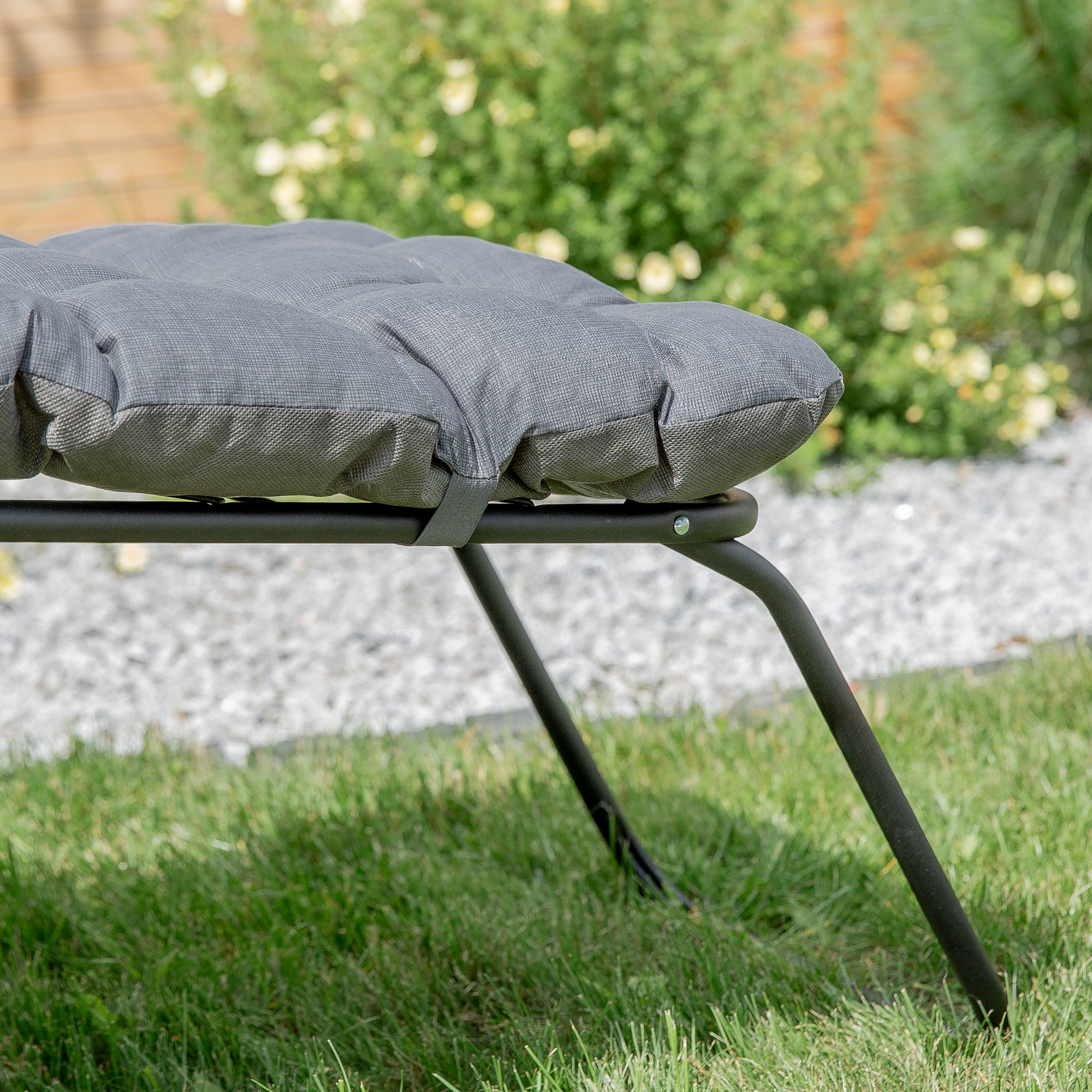 Klappstuhl mit Fußstütze Setenil Black Edition H024-07PB PATIO