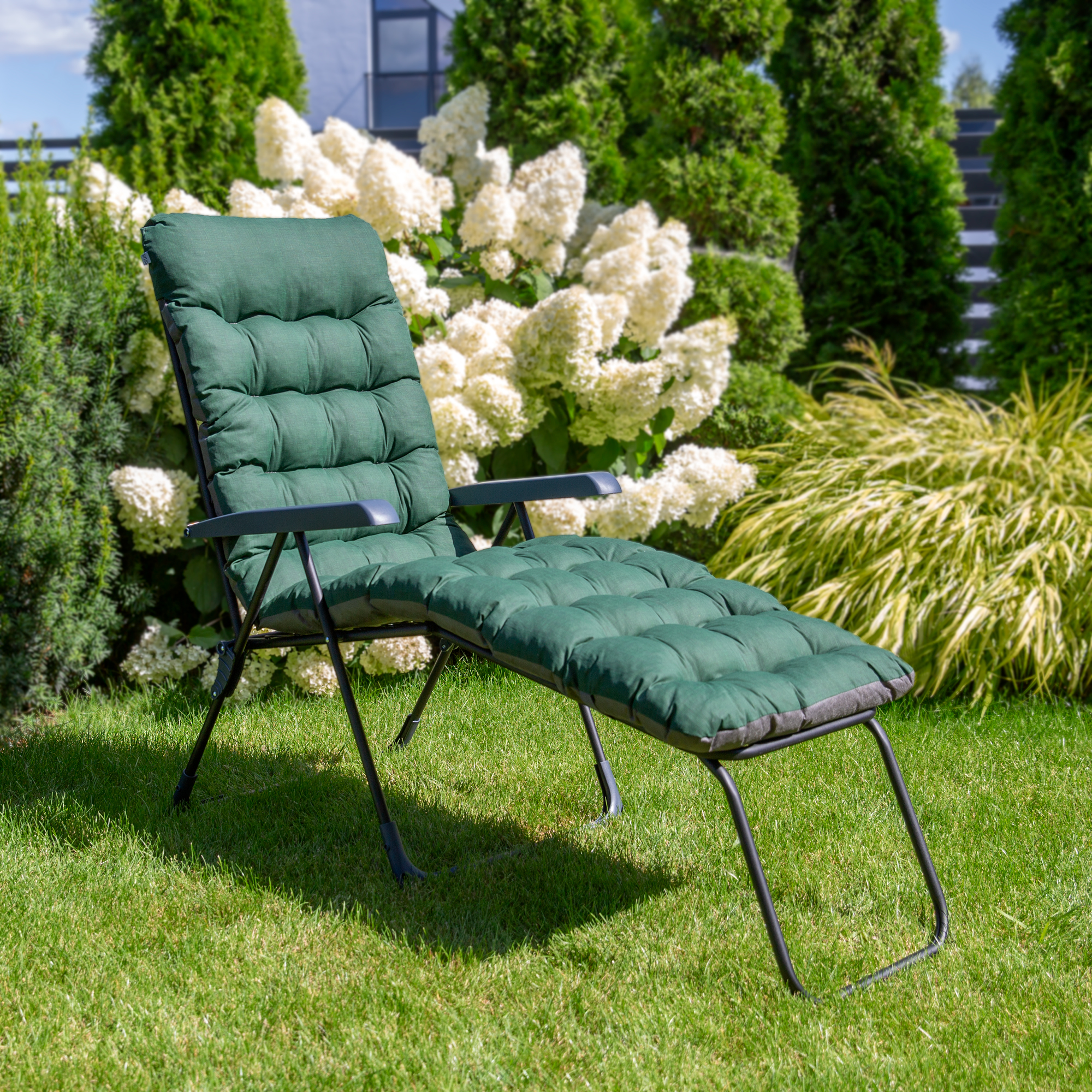 Klappstuhl mit Fußstütze Setenil Black Edition H024-32PB PATIO