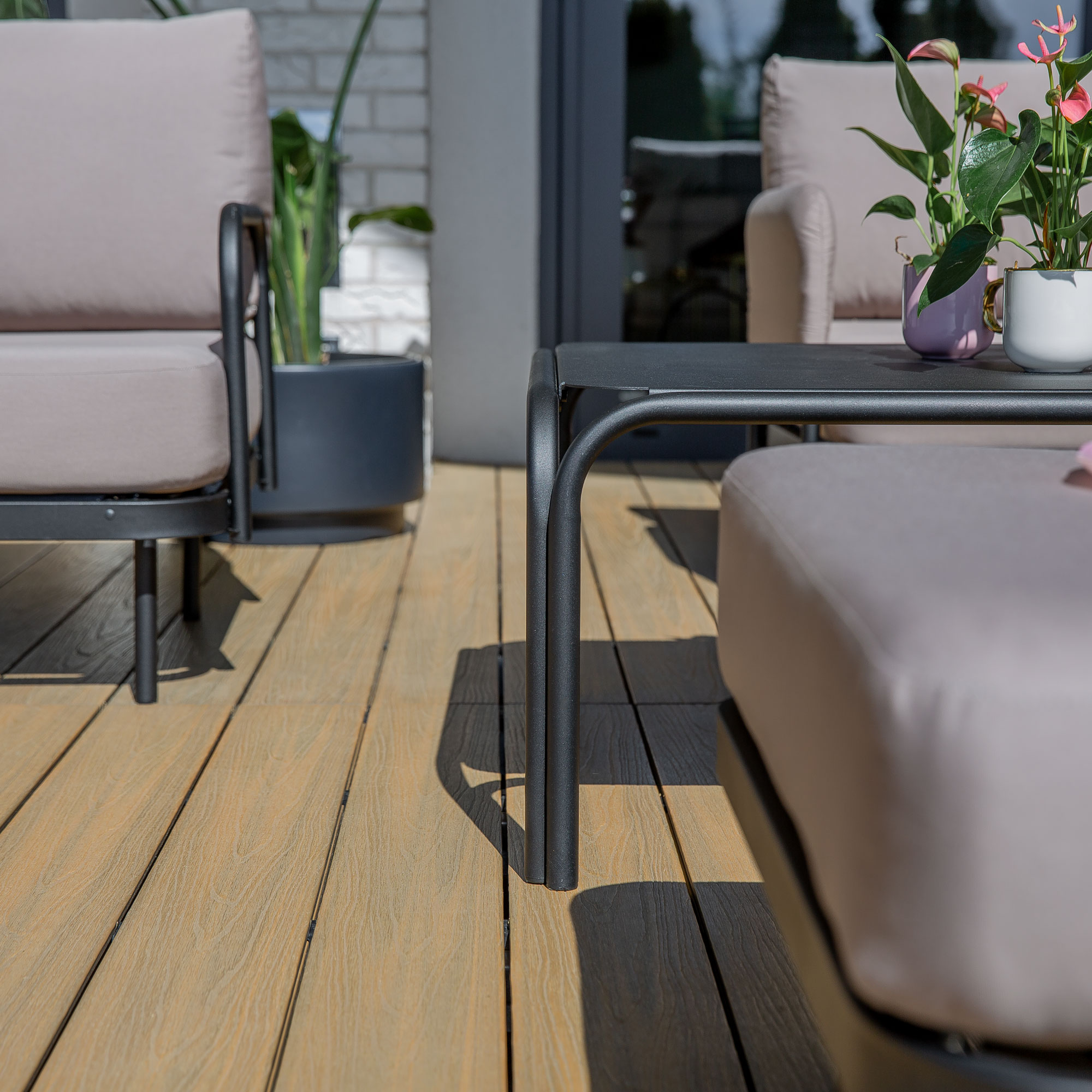 Souprava zahradního nábytku pro 6 osob Piryt Taupe D042-04DW PATIO