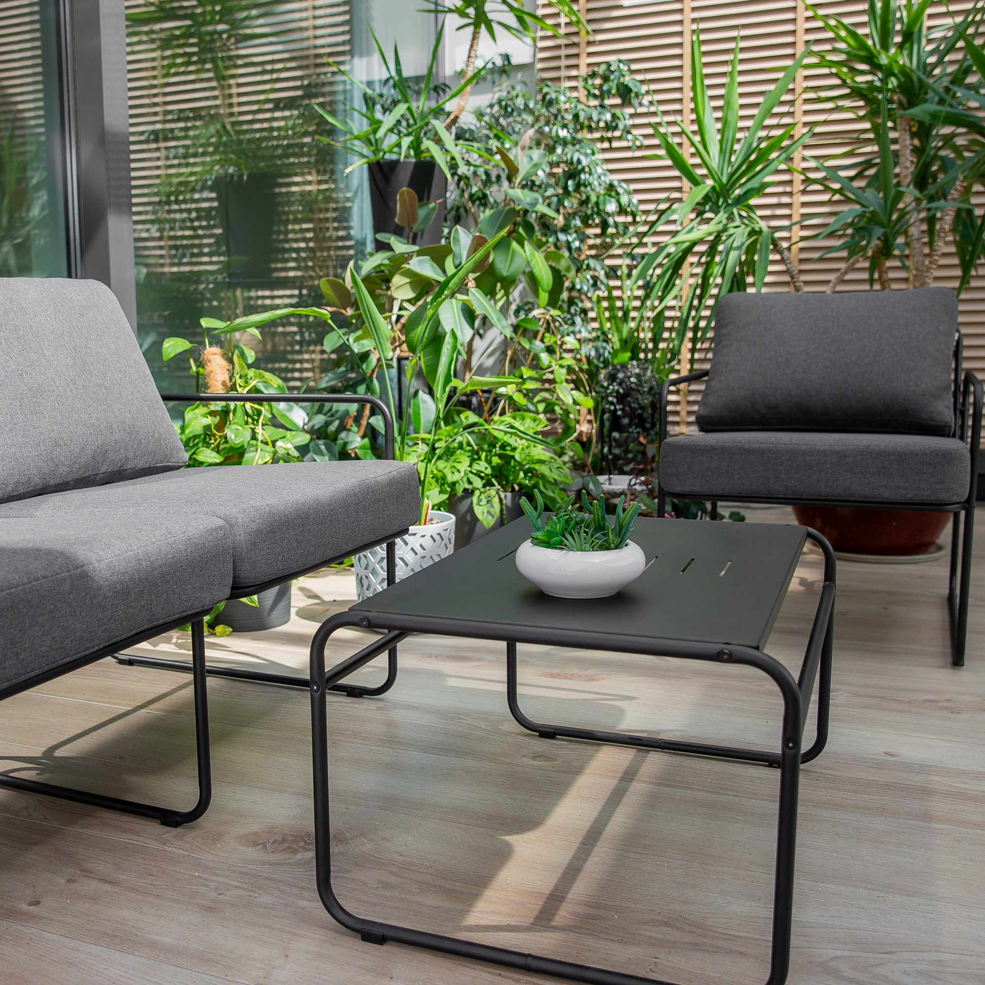 Divano da giardino a 2 posti Nefryt 129 x 81 x 84 cm PATIO