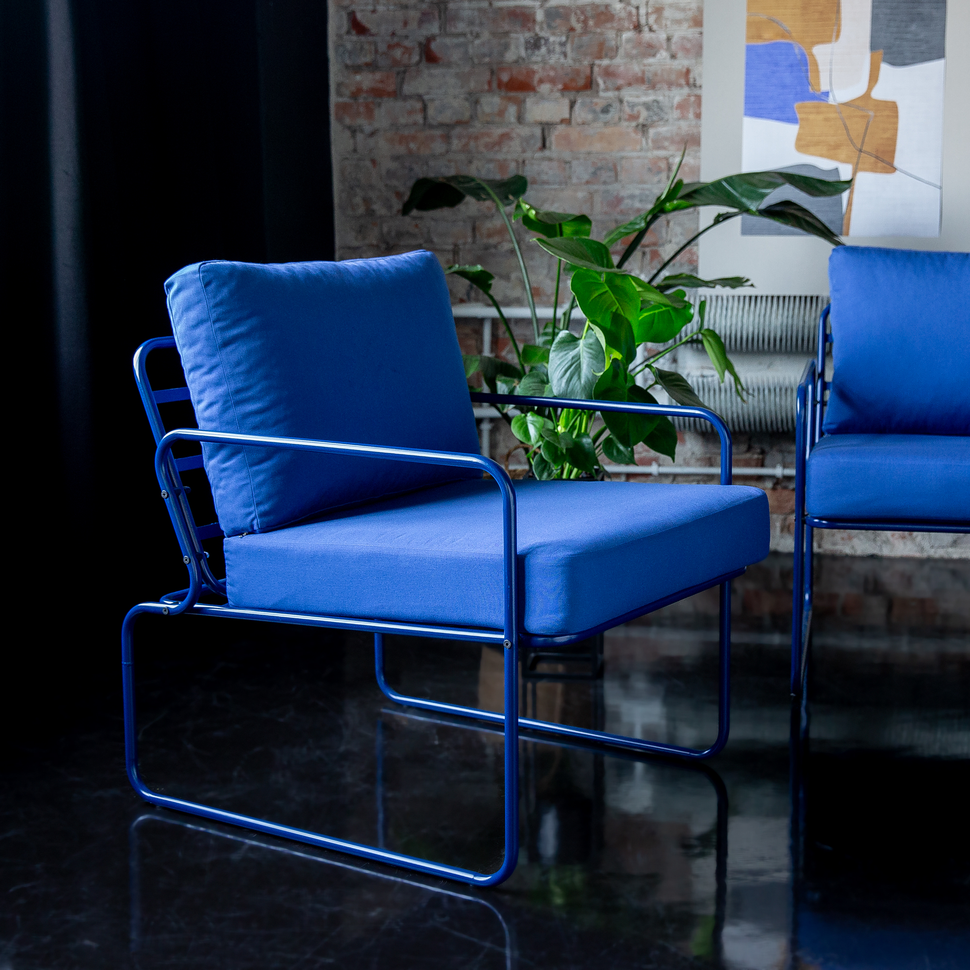 Souprava zahradního nábytku Nefryt Blue D042-61DW PATIO