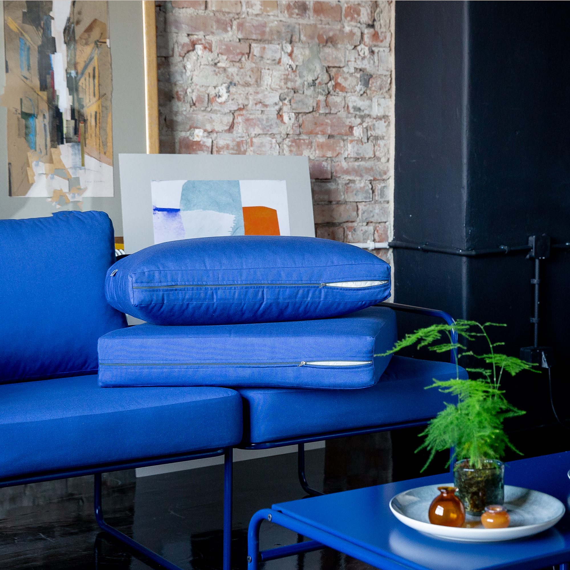 Souprava zahradního nábytku Nefryt Blue D042-61DW PATIO