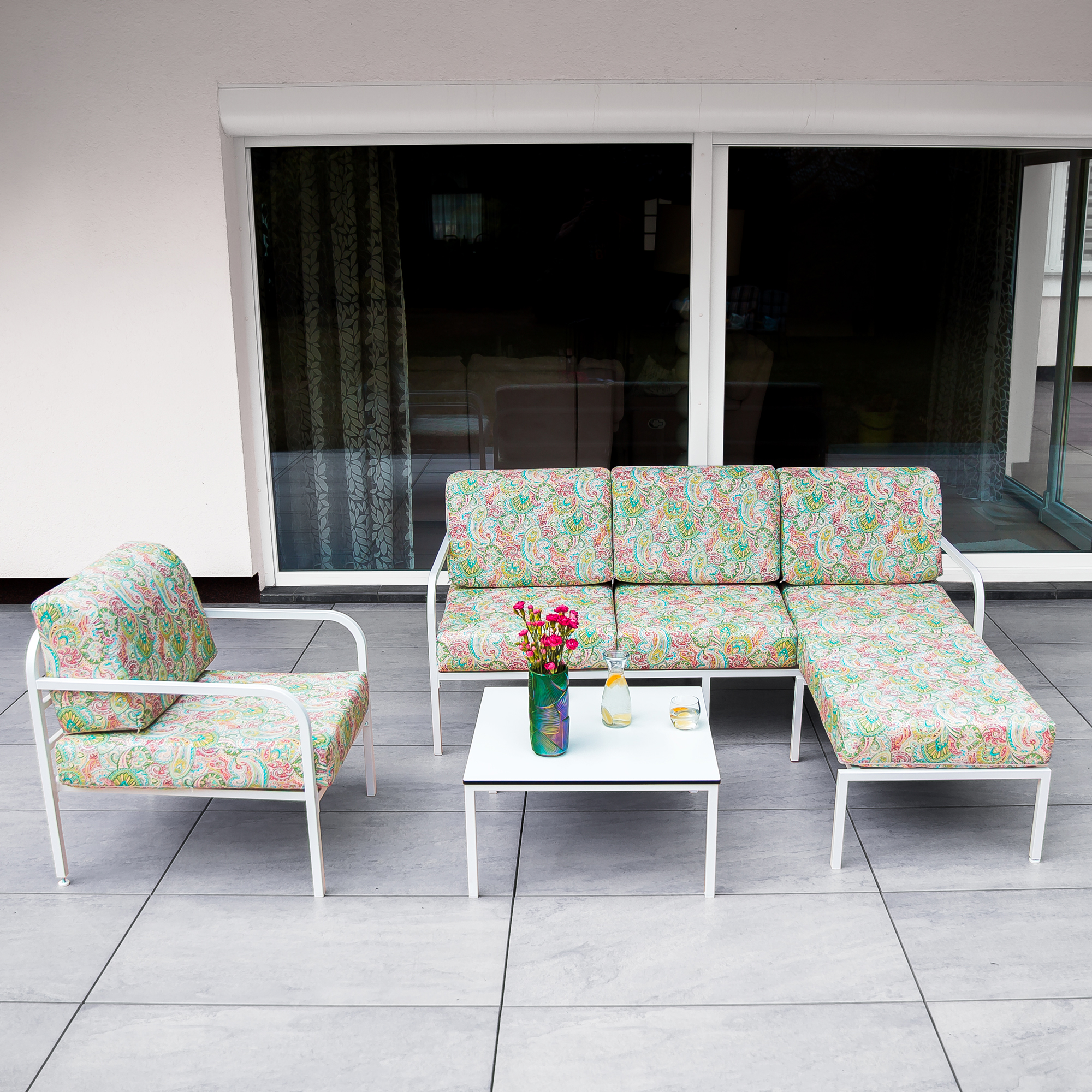 Zestaw mebli ogrodowych Agat D023-07EB / G039-11LB PATIO