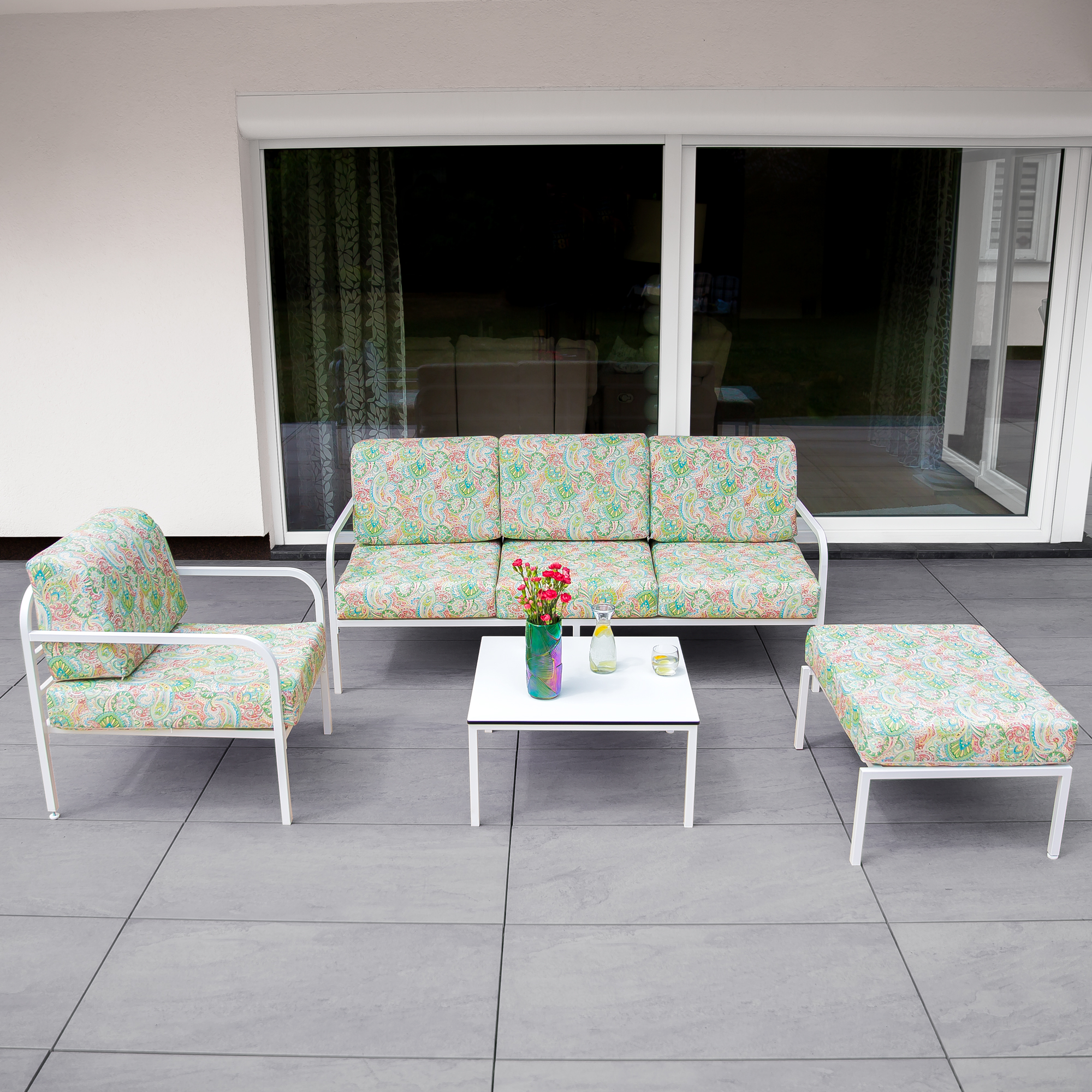 Zestaw mebli ogrodowych Agat D023-07EB / G039-11LB PATIO