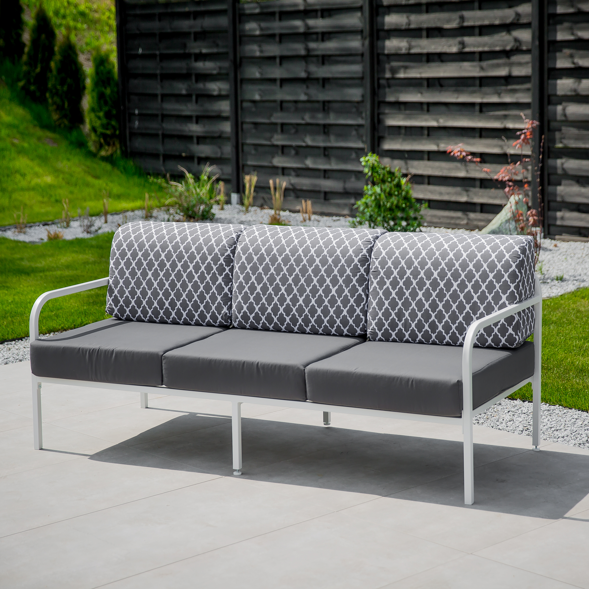 Sofa pre 3-osoby Agat 185 x 77 x 74 cm L124-06EB PATIO