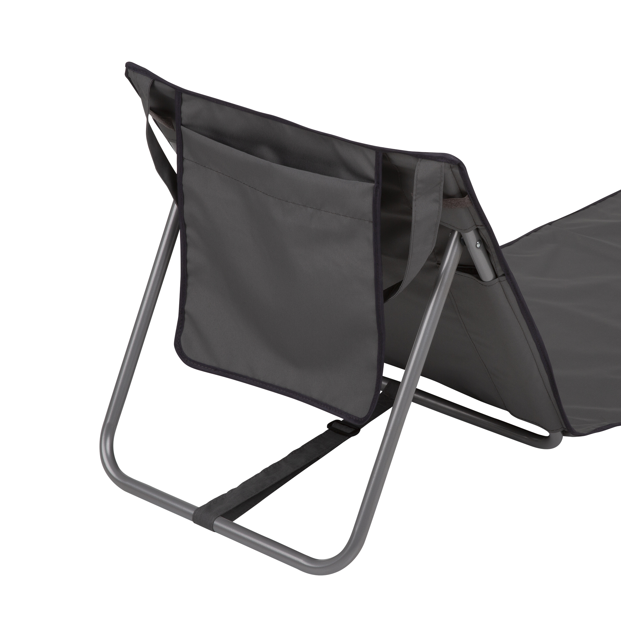 Antracitové plážové lehátko Mare D031-26CA PATIO