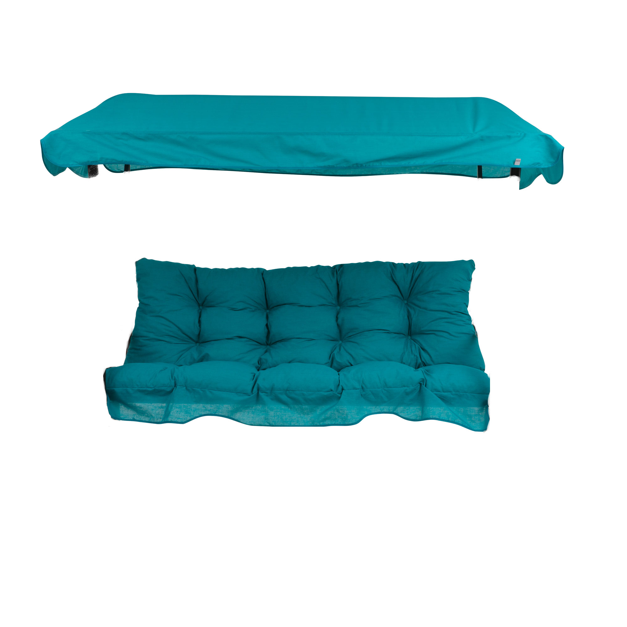 Auflagen-Set 140 cm mit Dach für Hollywoodschaukel  Hawaii D001-31PB PATIO
