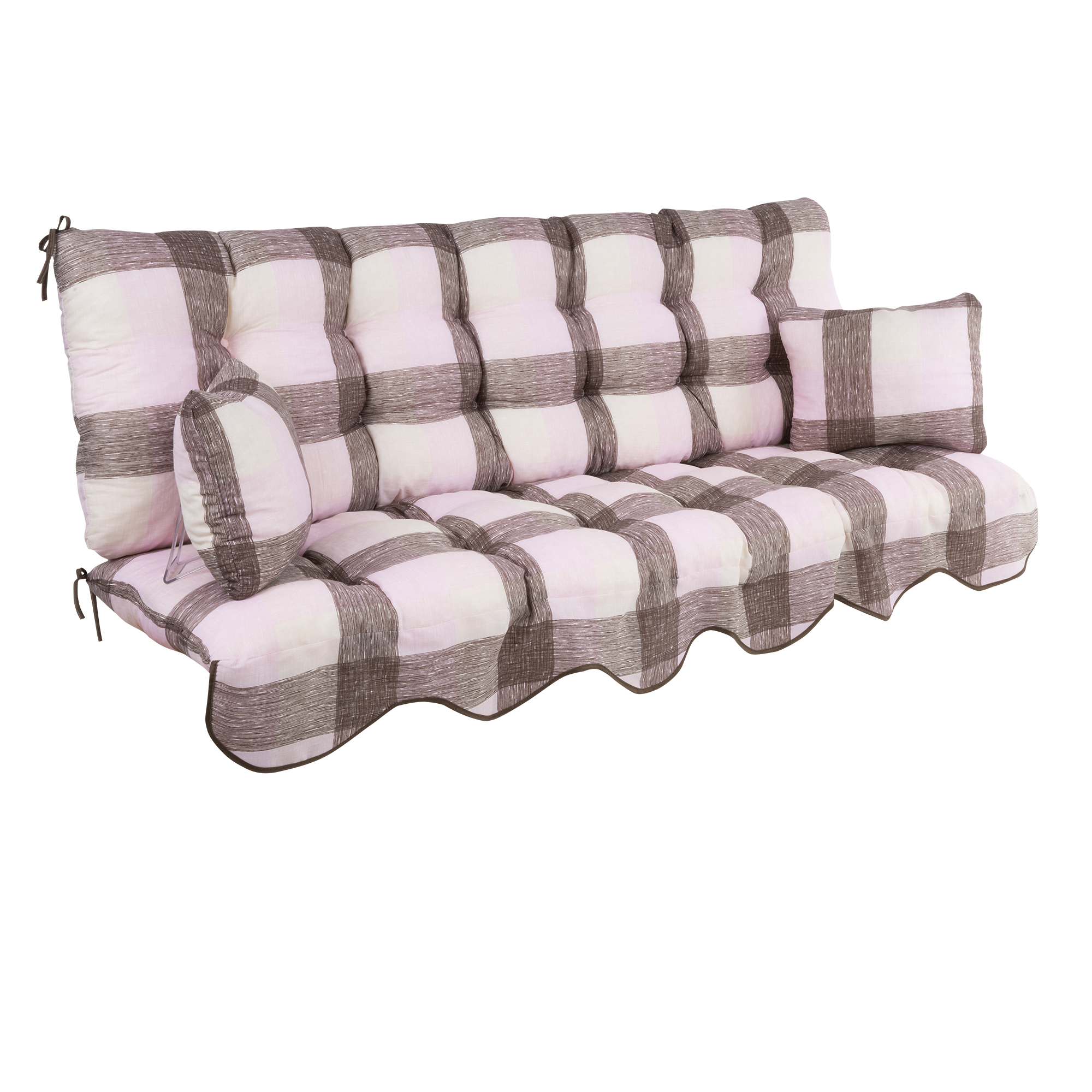 Sada vankúšov na 4 miestnu hojdačku Minorca 184 cm B025-05PB PATIO
