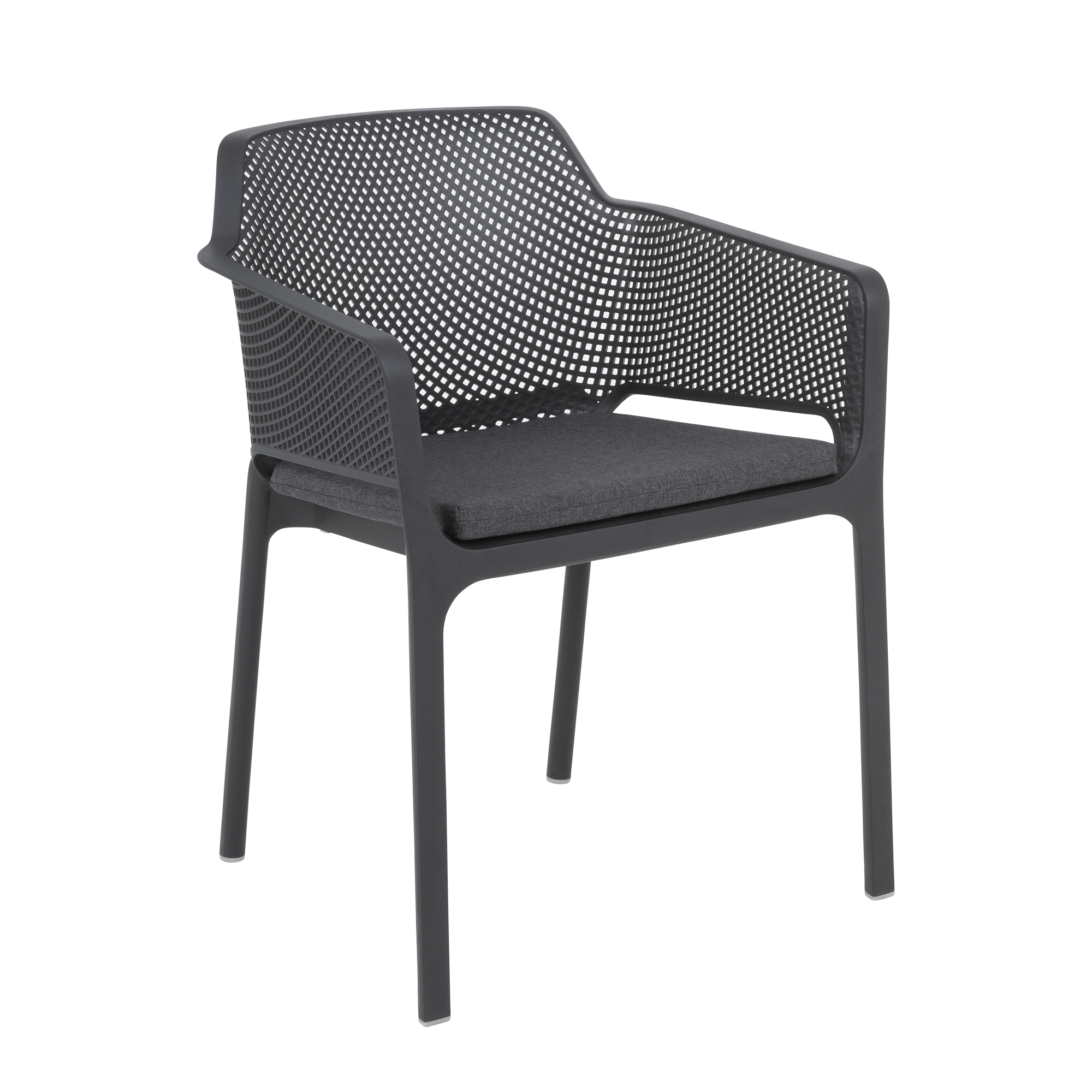 Sedák na sedadlo židle Net Sitz s povlakem na zip 45 x 45,5 x 3,5 cm D053-16EB PATIO