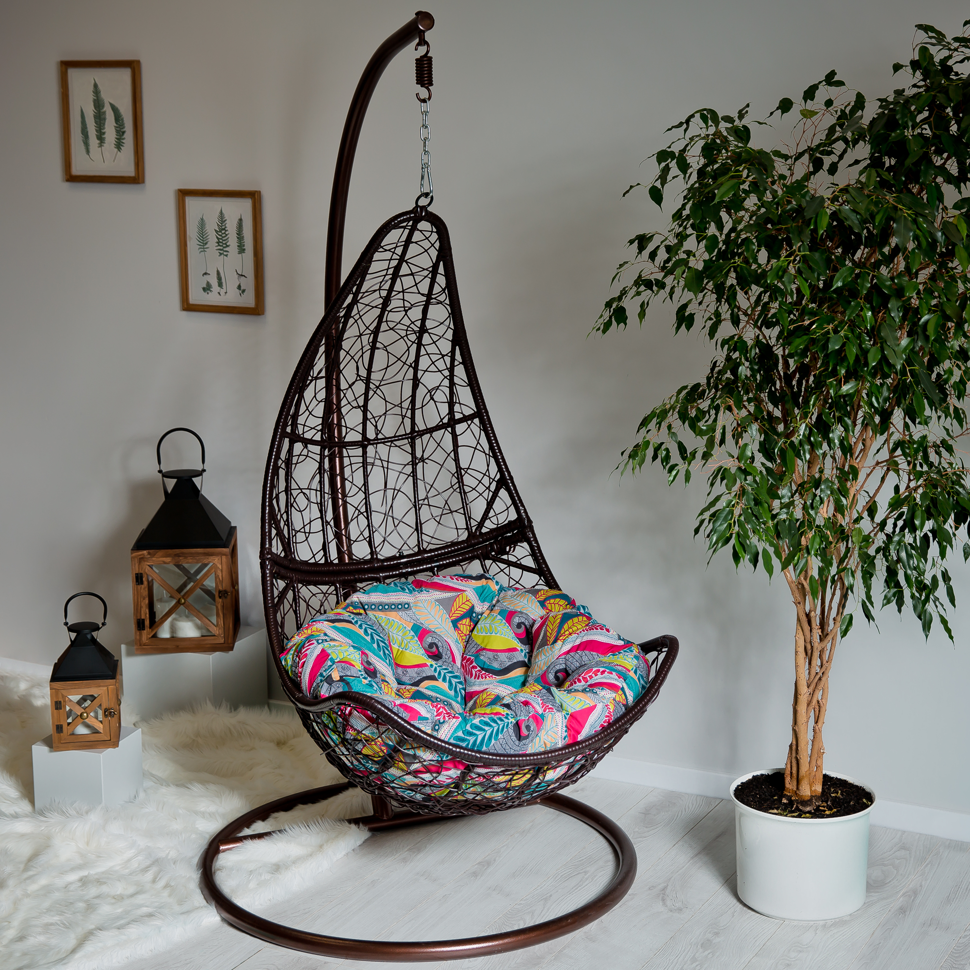 Kulatý sedák na závěsné křeslo 100 cm G039-11HB PATIO