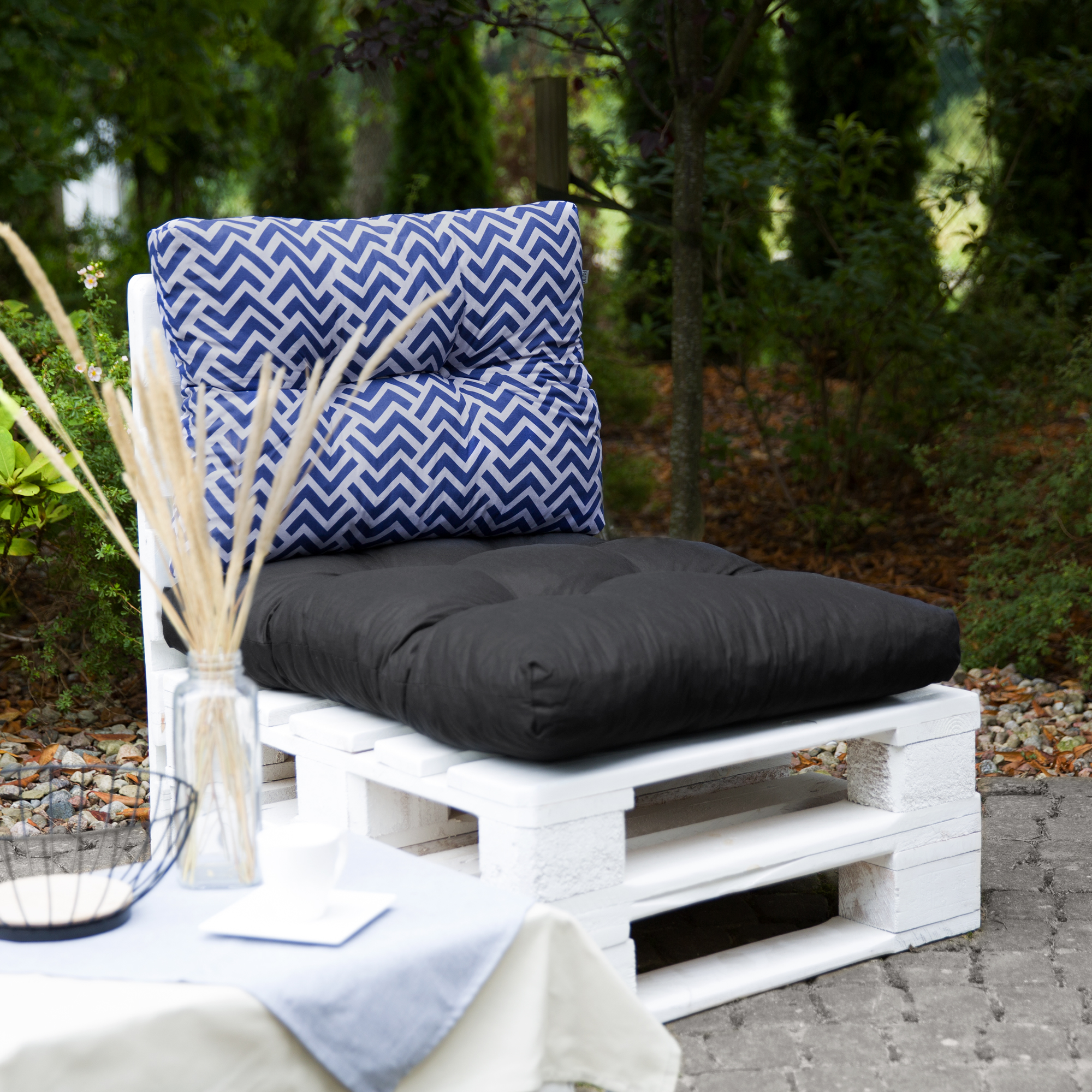 Poduszka siedzisko na fotel z palet Termi D002-07BB PATIO