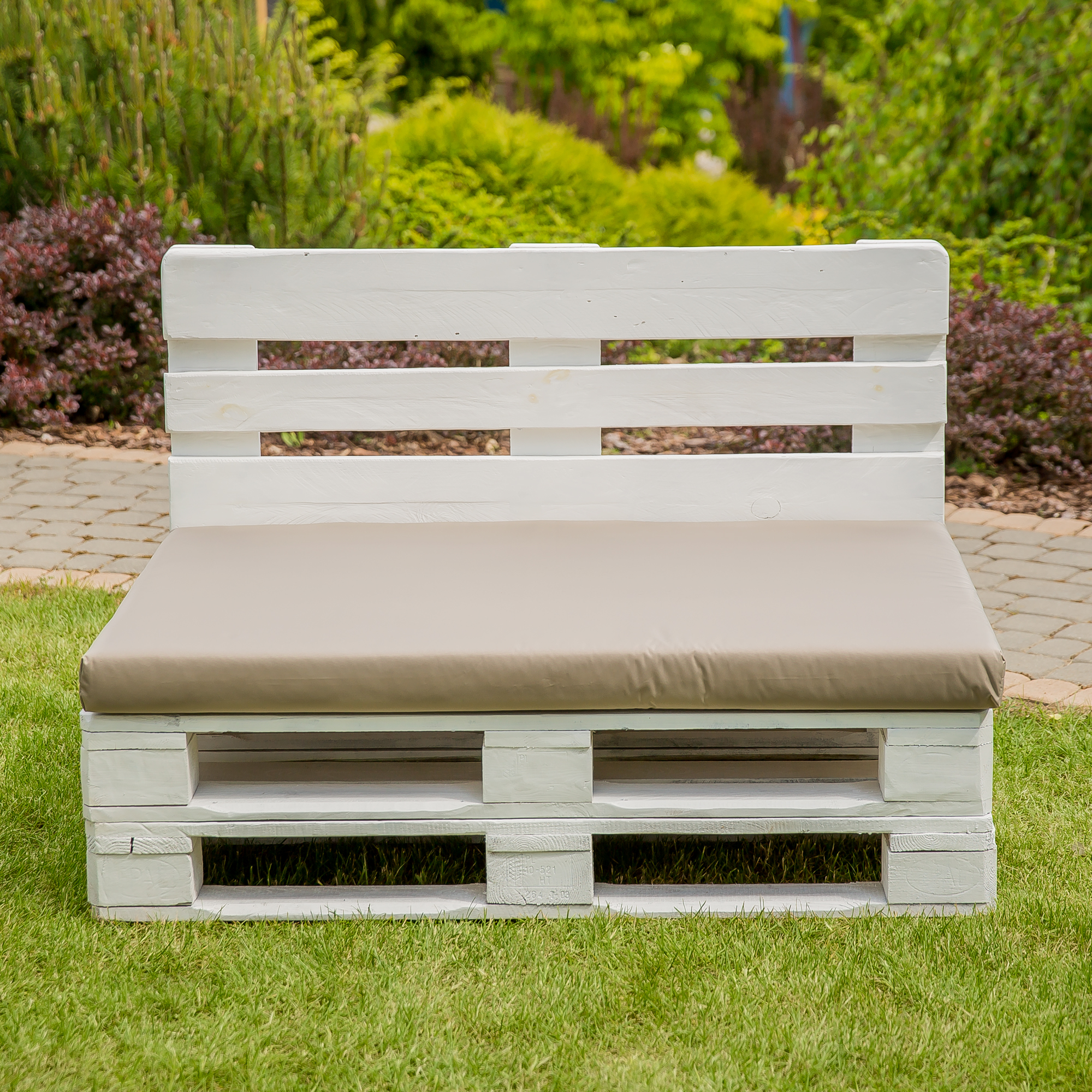 Pernă de șezut cu husa detașabil pentru canapea cu paleți Larisa Basic D031-15CW PATIO