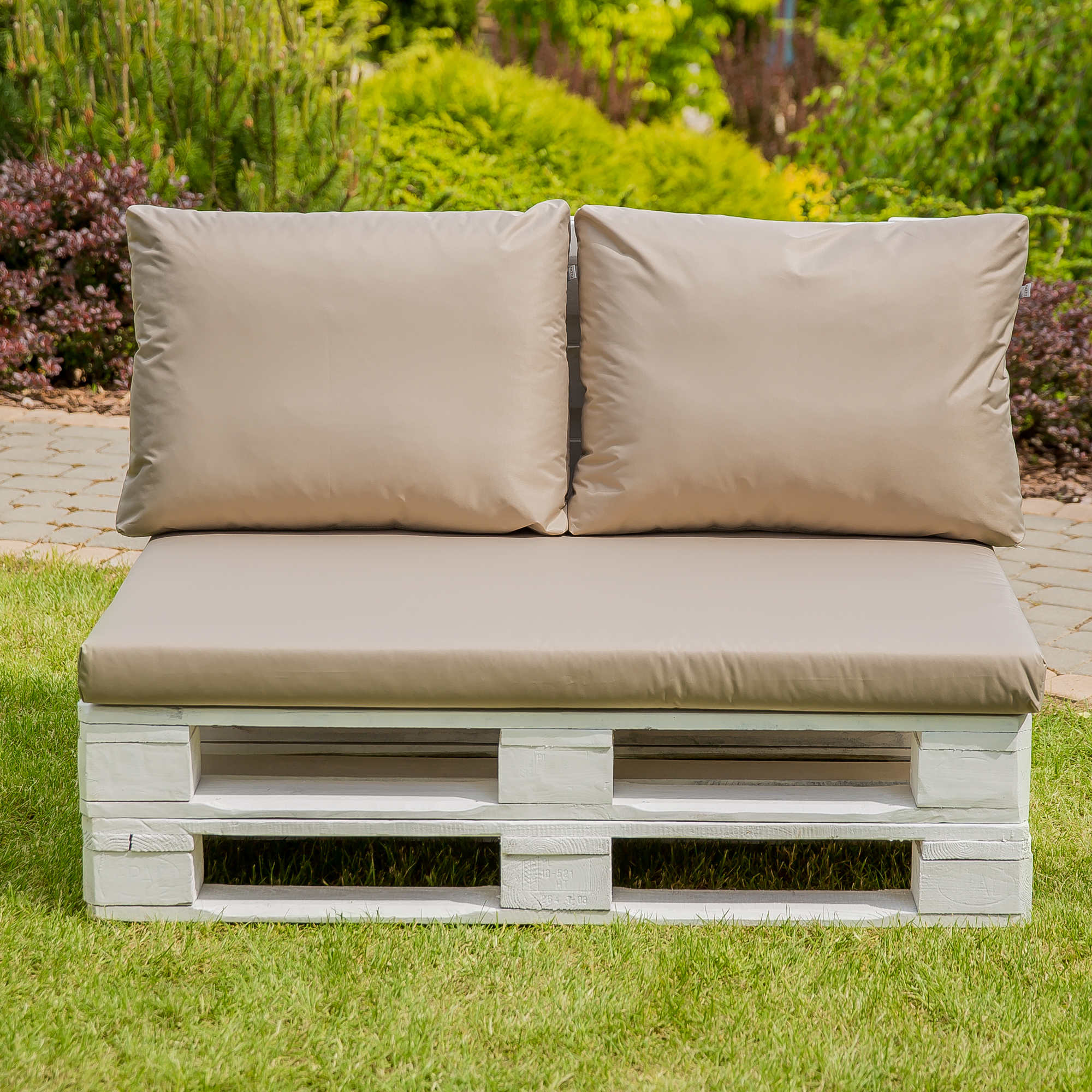 Pernă de șezut cu husa detașabil pentru canapea cu paleți Larisa Basic D031-15CW PATIO