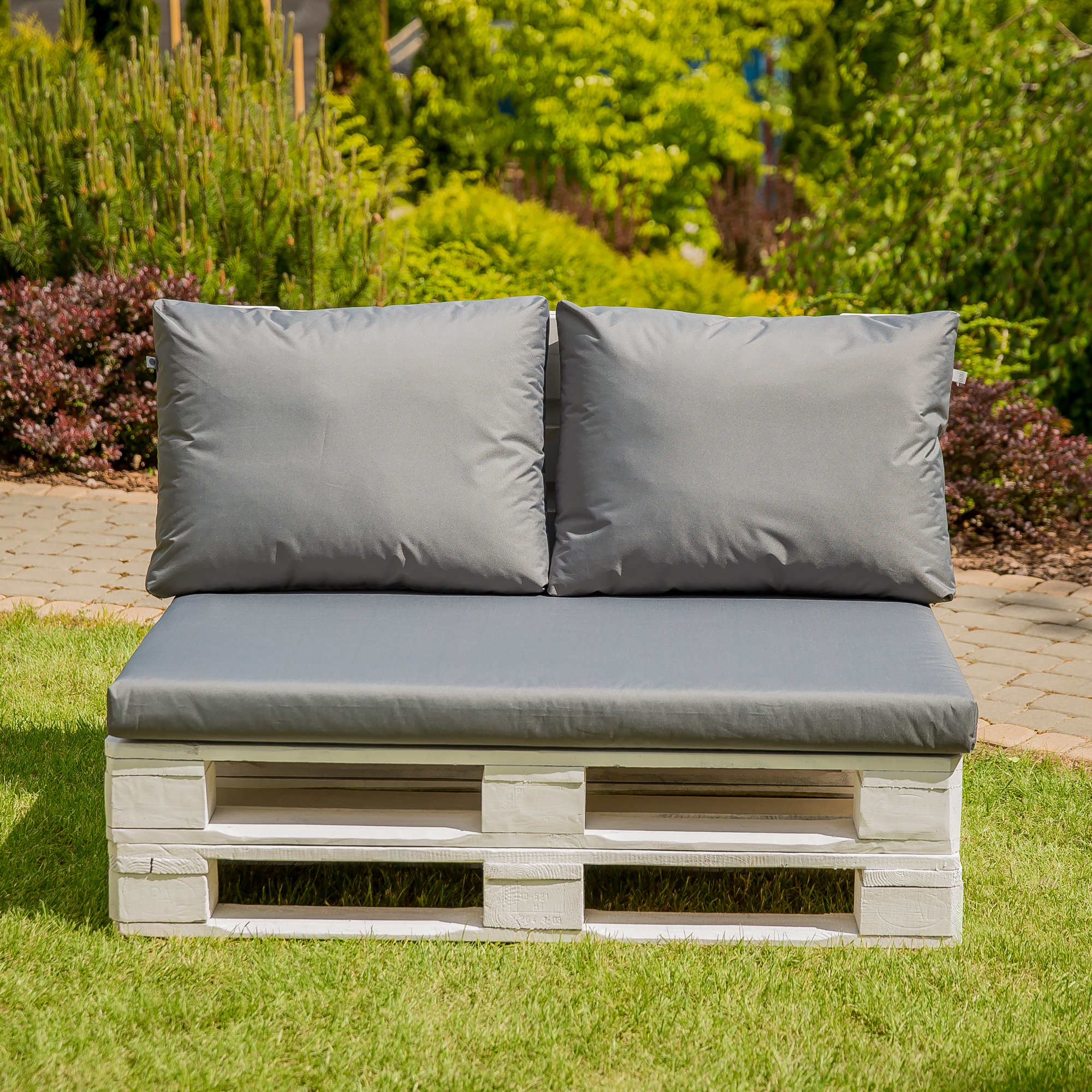 Pernă de șezut cu husa detașabil pentru canapea cu paleți Larisa Basic D031-26CW PATIO