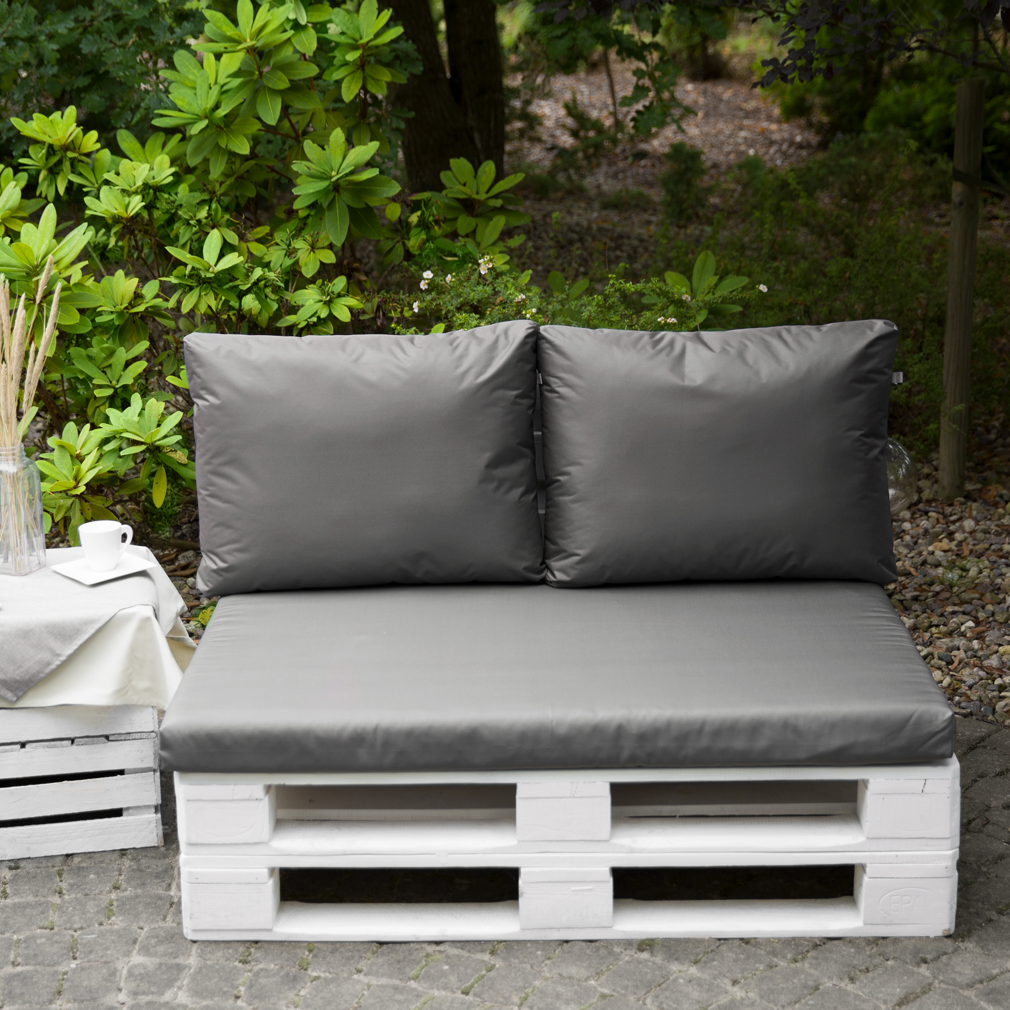 Pernă de șezut cu husa detașabil pentru canapea cu paleți Larisa Basic D031-26CW PATIO
