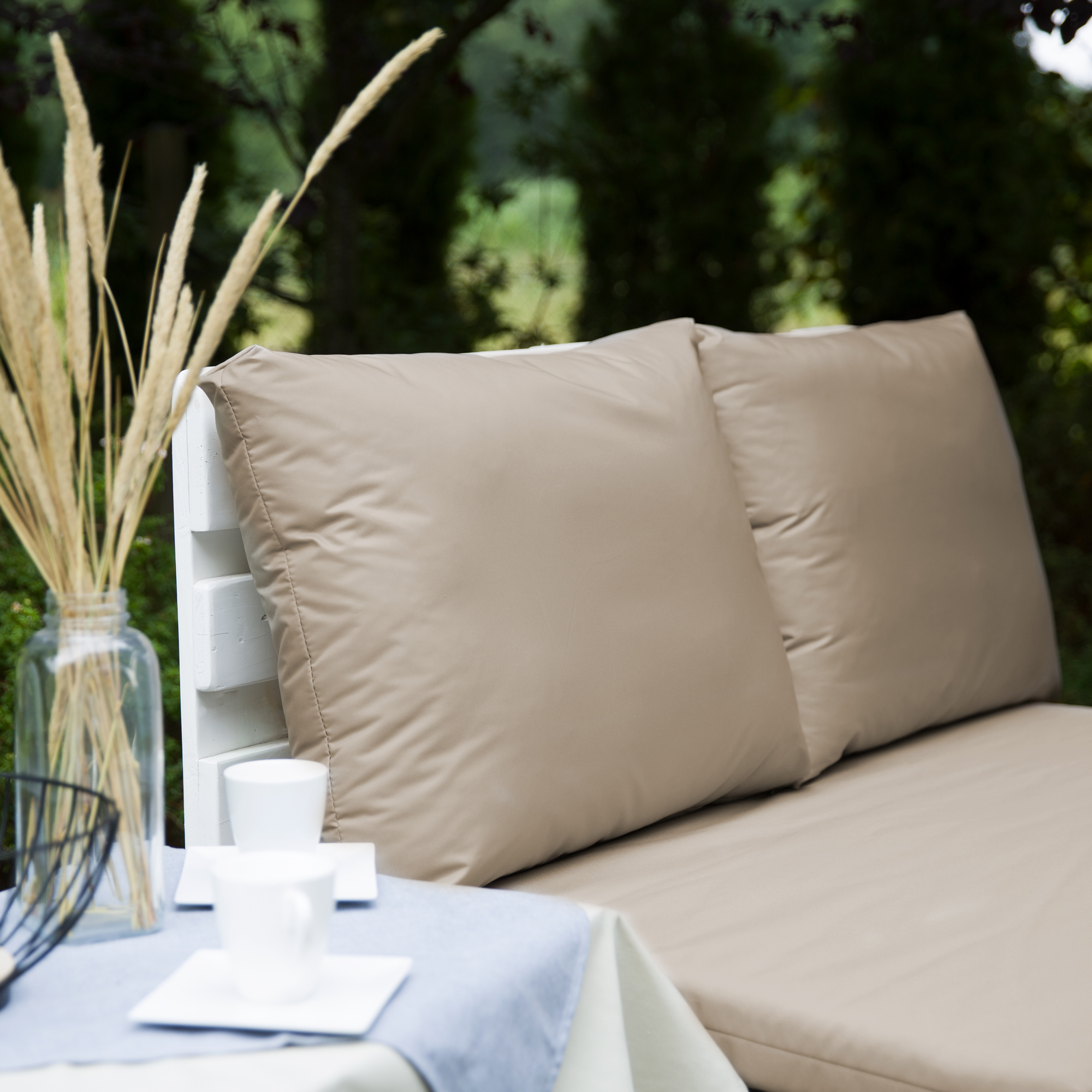 Pernă de șezut cu husa detașabil pentru canapea cu paleți Larisa Basic D031-15CW PATIO