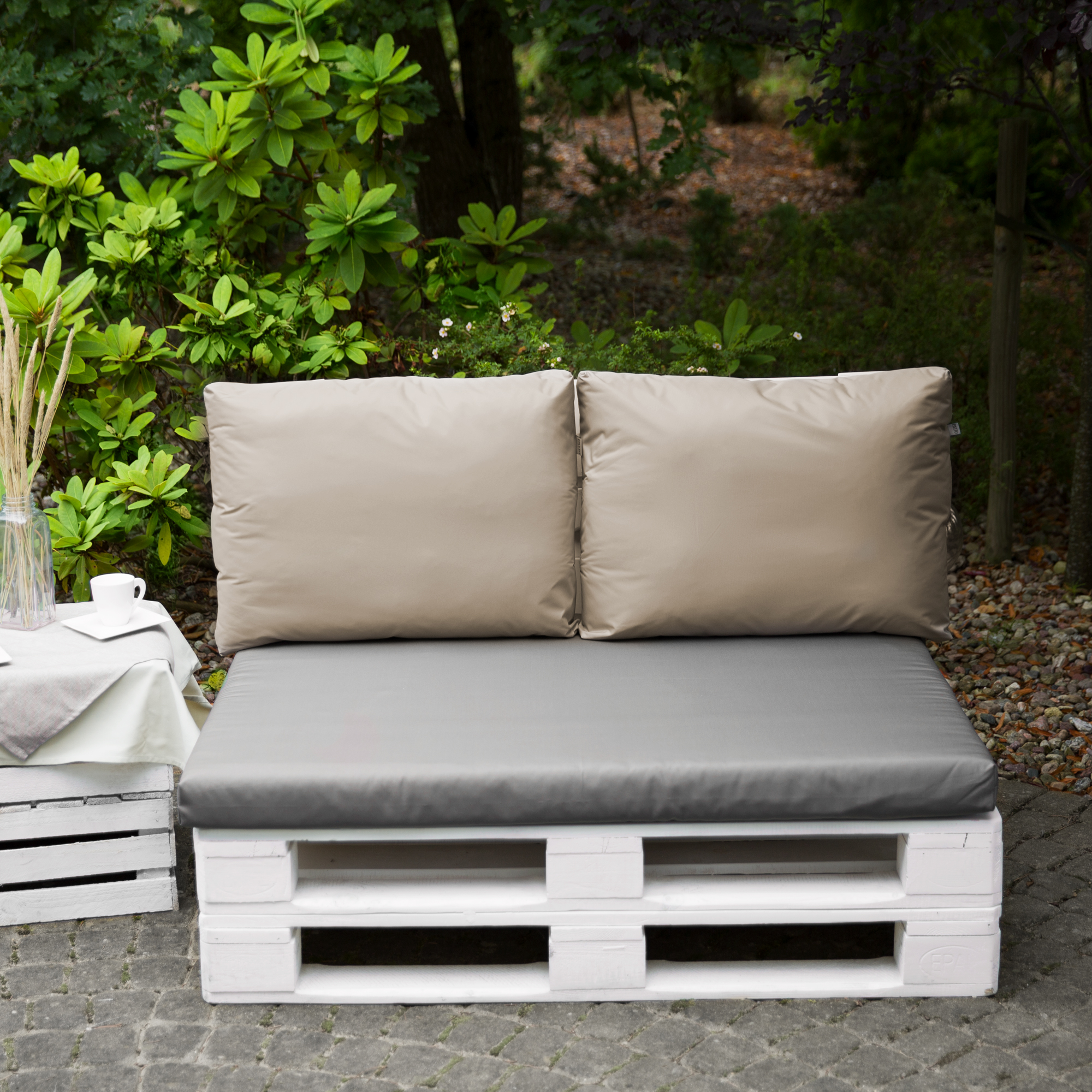 Pernă pentru spătar de canapea din paleți cu husa detașabila Larisa Basic D031-15CW PATIO