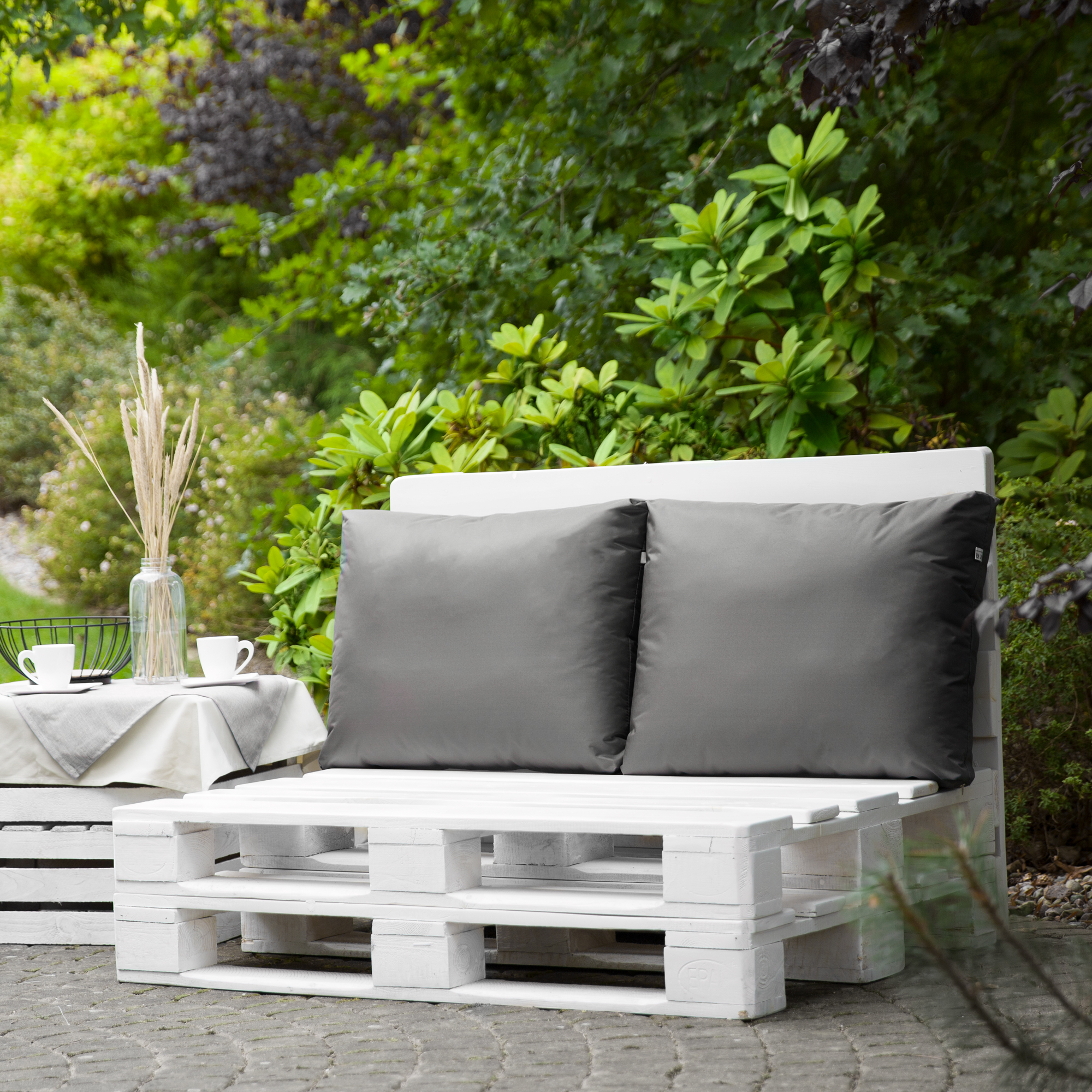 Pernă pentru spătar de canapea din paleți cu husa detașabila Larisa Basic D031-26CW PATIO