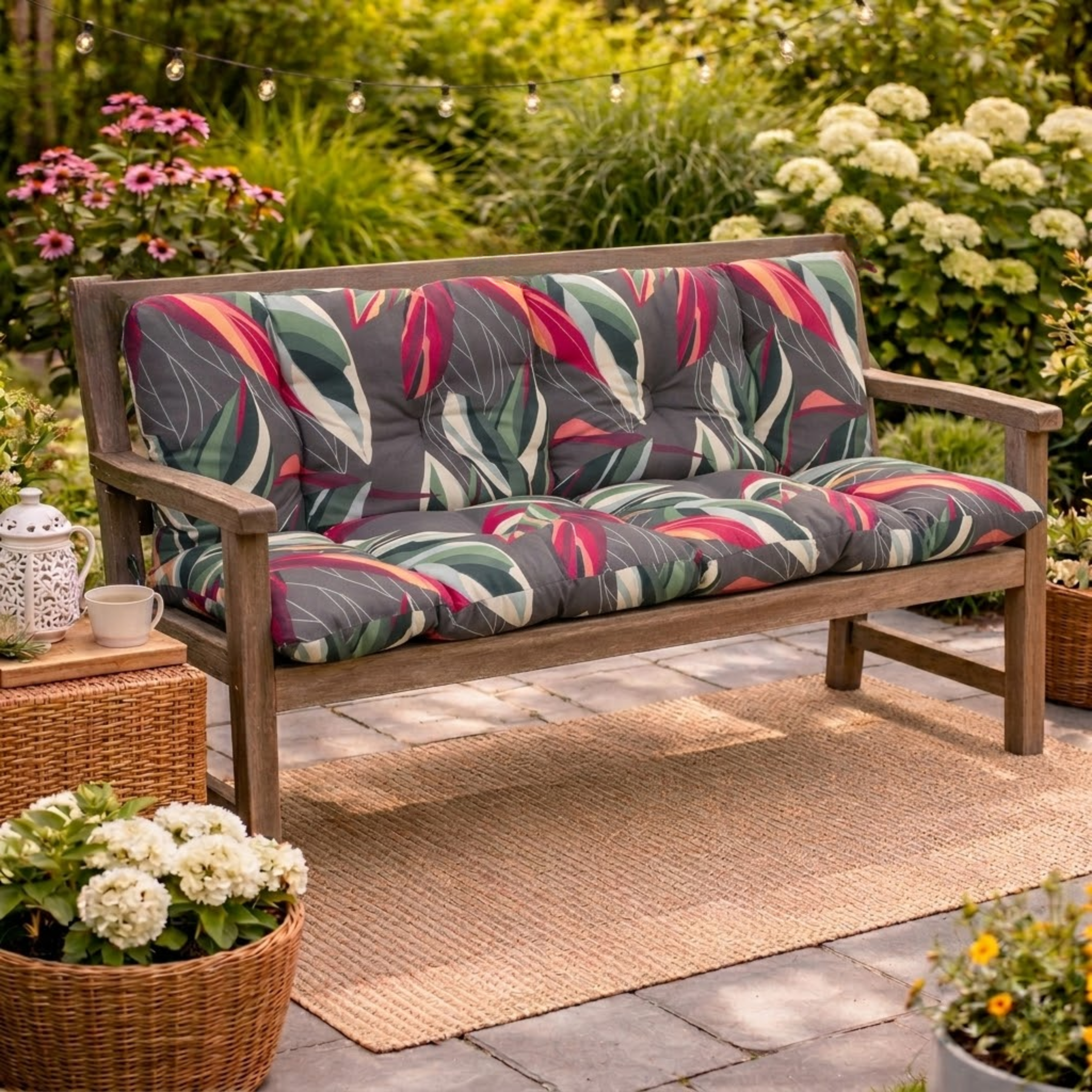 Sedák v kuse na houpačku / lavici Frigiliana mikrovlákno (délka 150 cm) G053-06IB PATIO