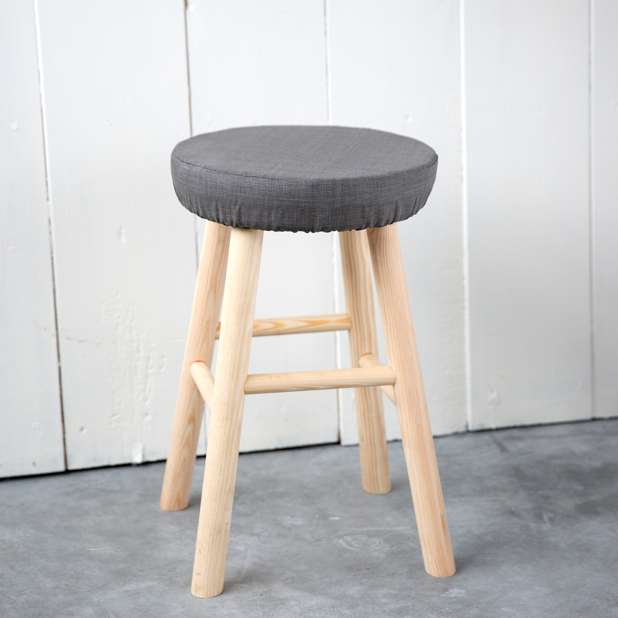 Okrúhly návlek s výplňou na taburet 30 cm H024-07IB PATIO