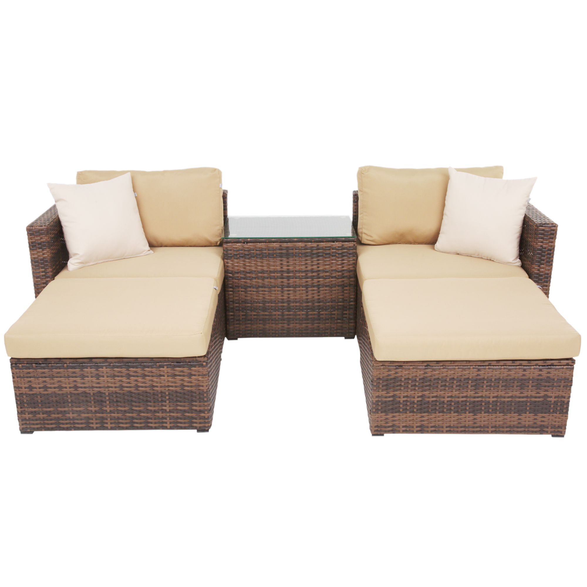 Set di mobili da giardino componibili Gaia wenge PATIO