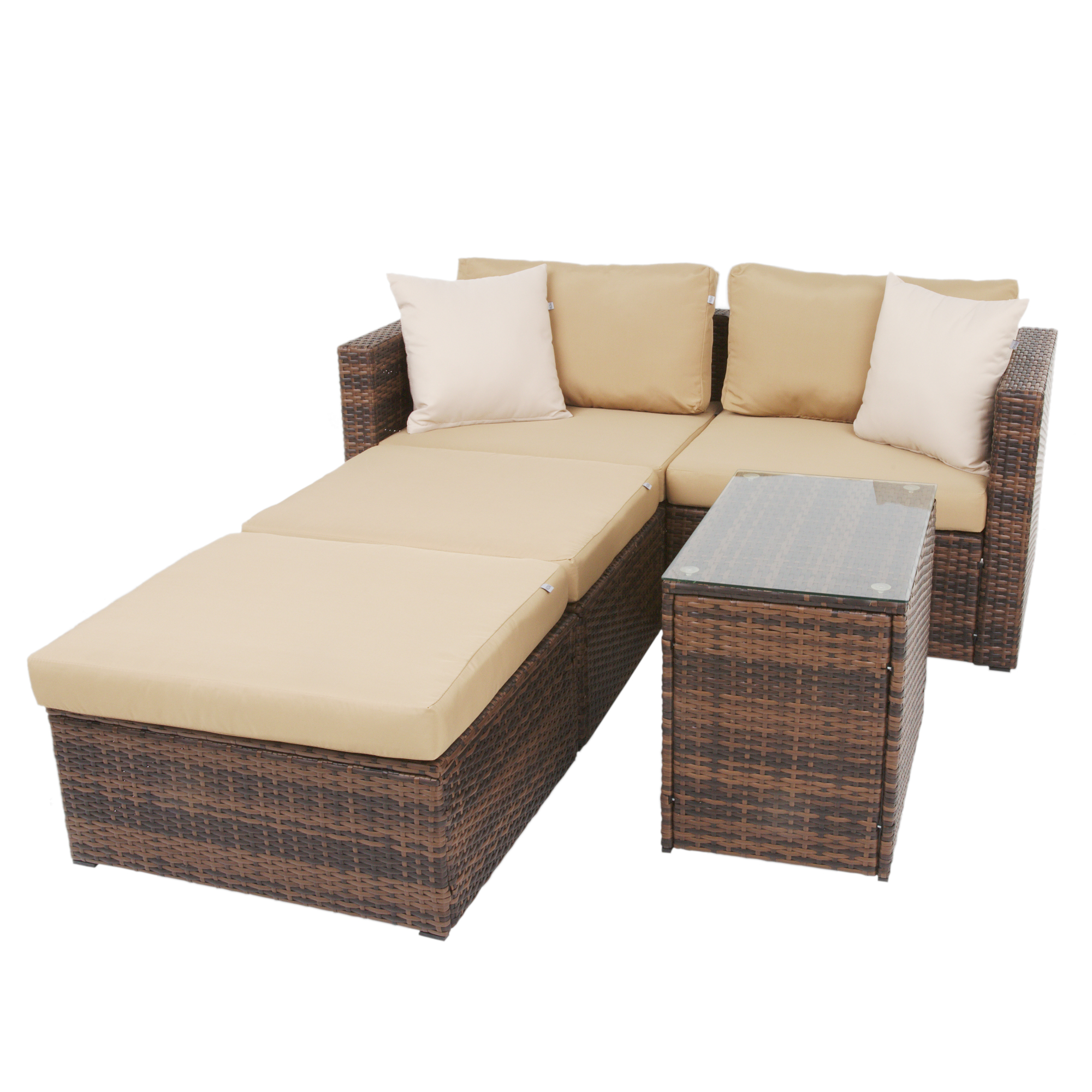 Set di mobili da giardino componibili Gaia wenge PATIO