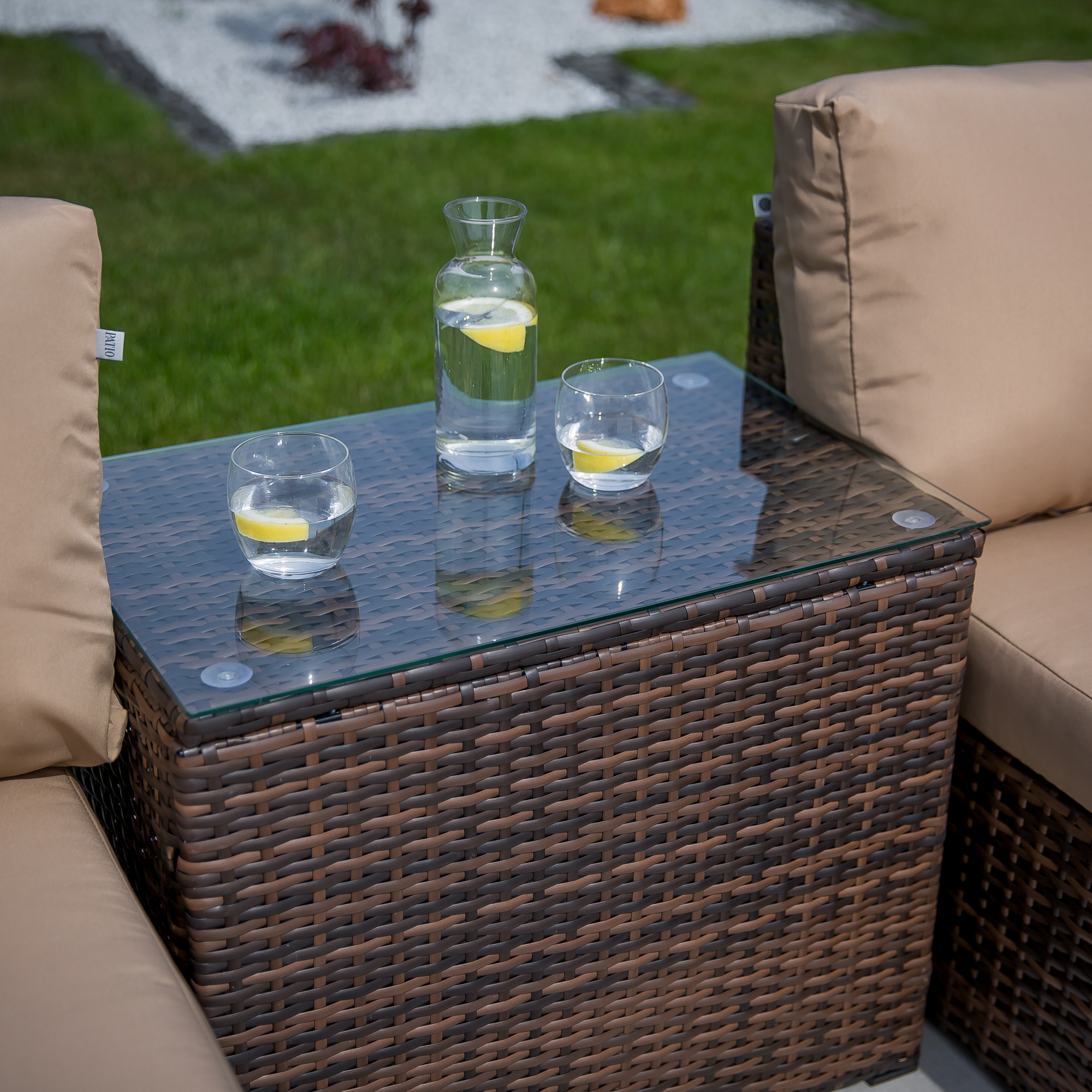 Set di mobili da giardino componibili Gaia wenge PATIO