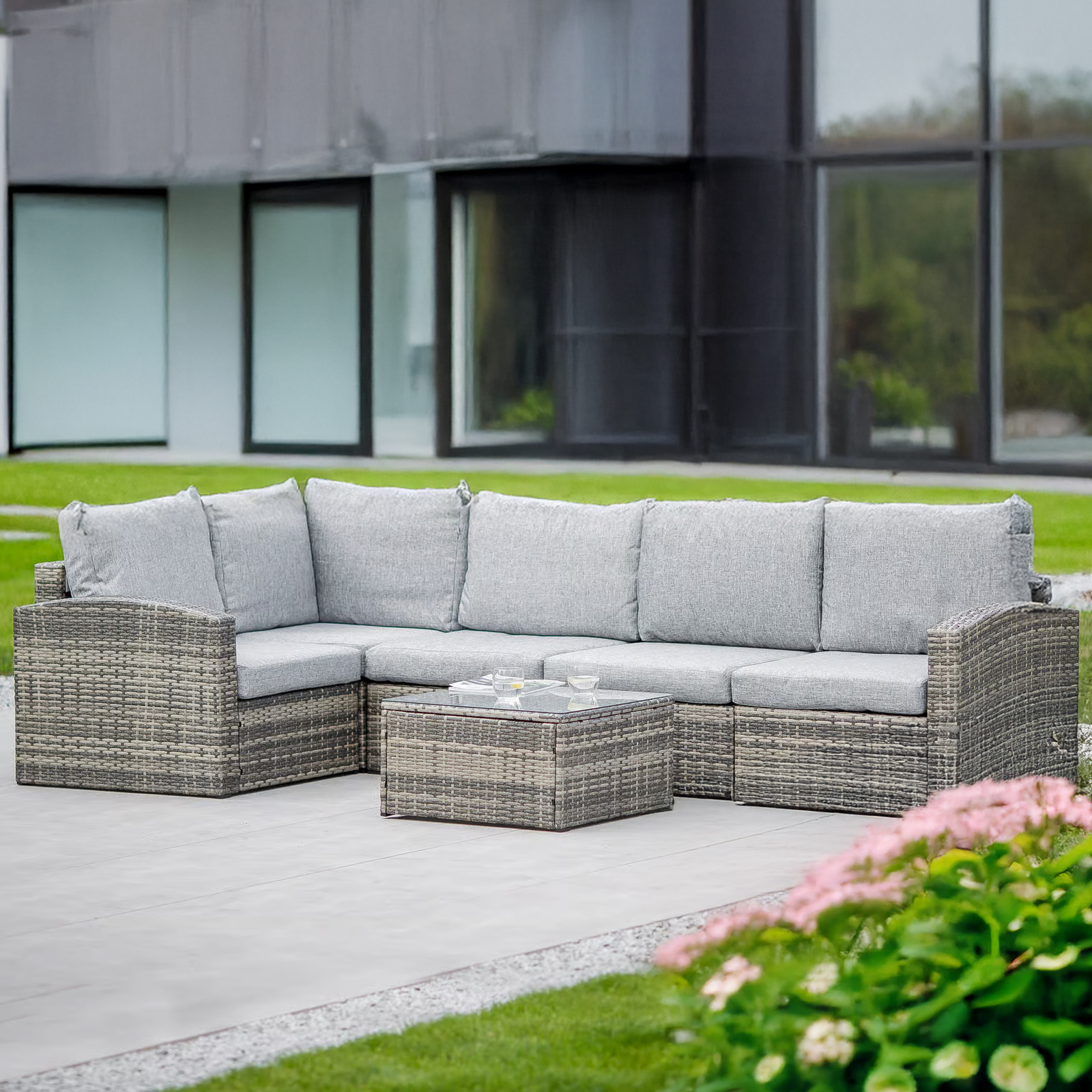 Set di mobili da giardino Margot grey PATIO