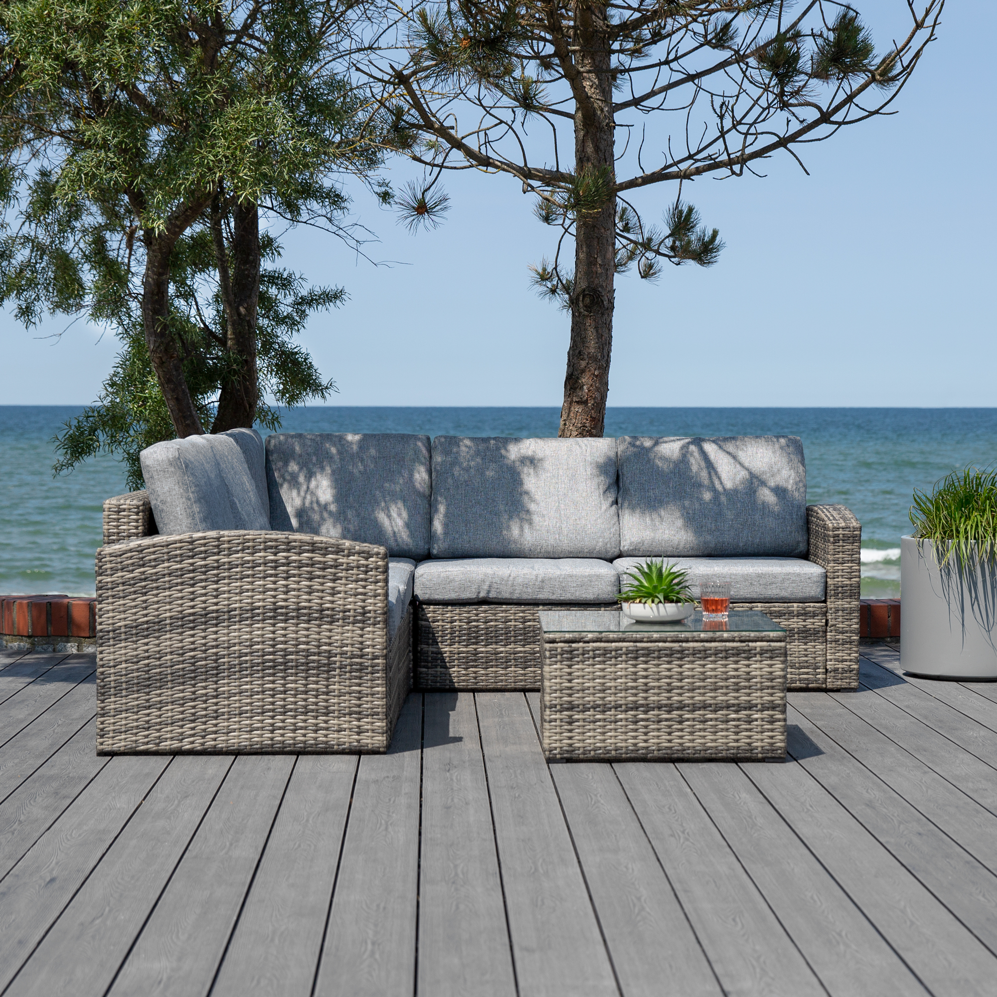 Set di mobili da giardino Margot grey PATIO