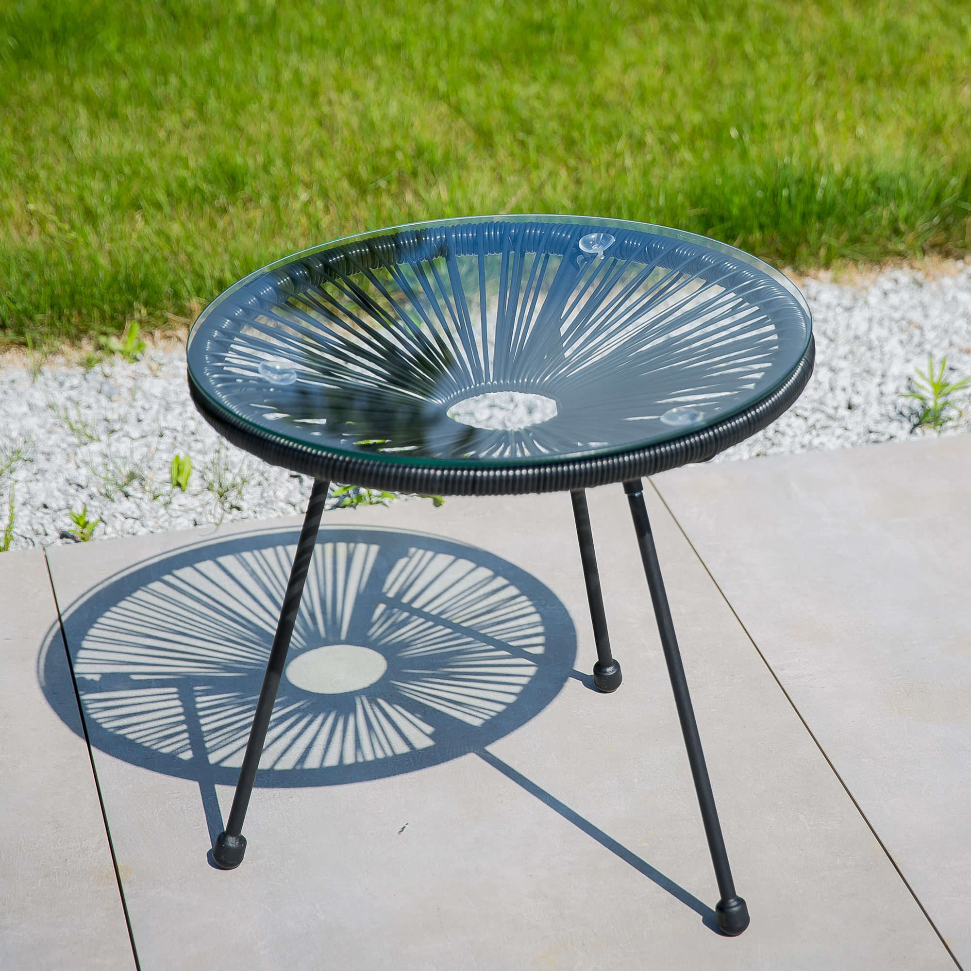 Záhradný stolík Arthur Grafit 48 cm PATIO