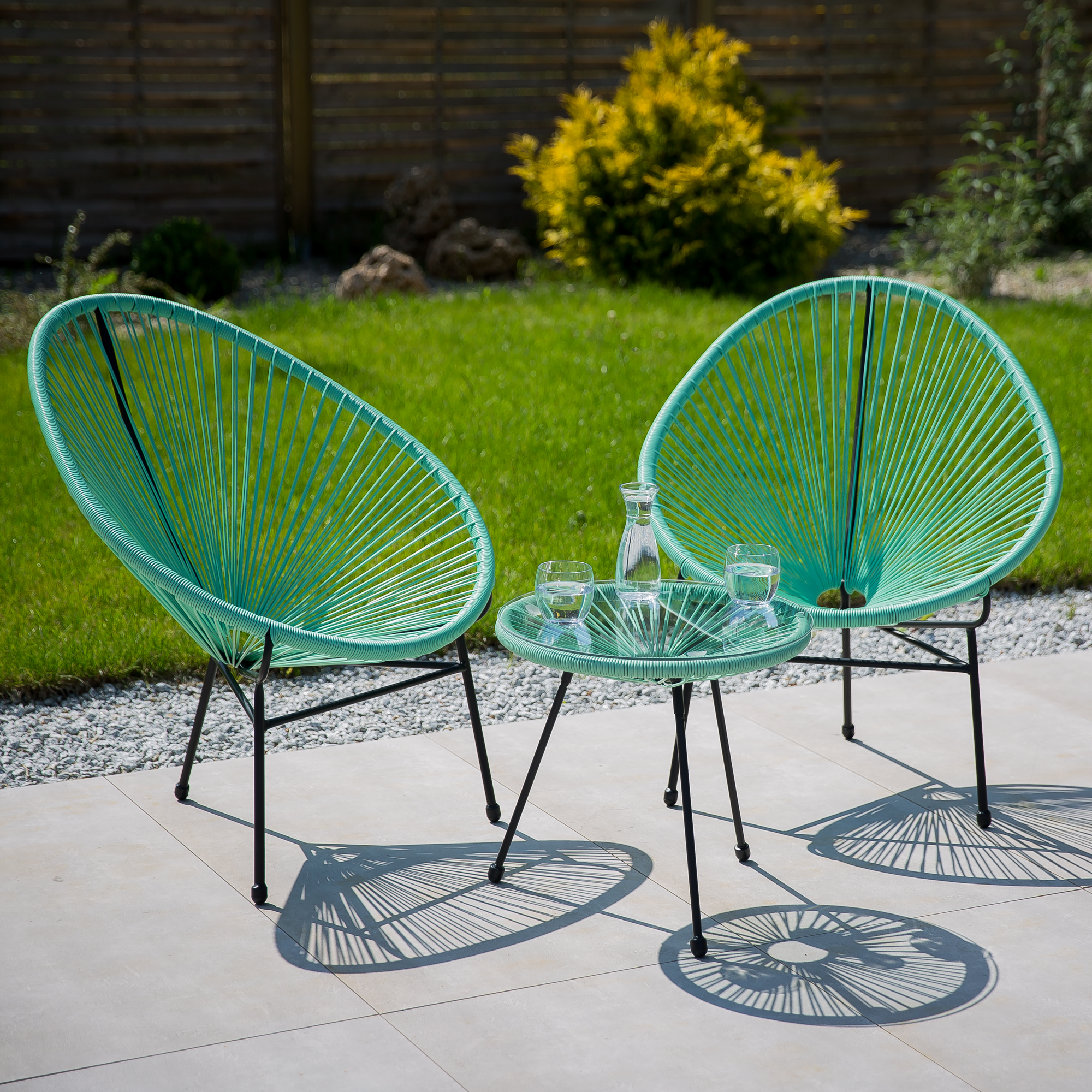 Trädgårdsfåtölj Arthur mint PATIO