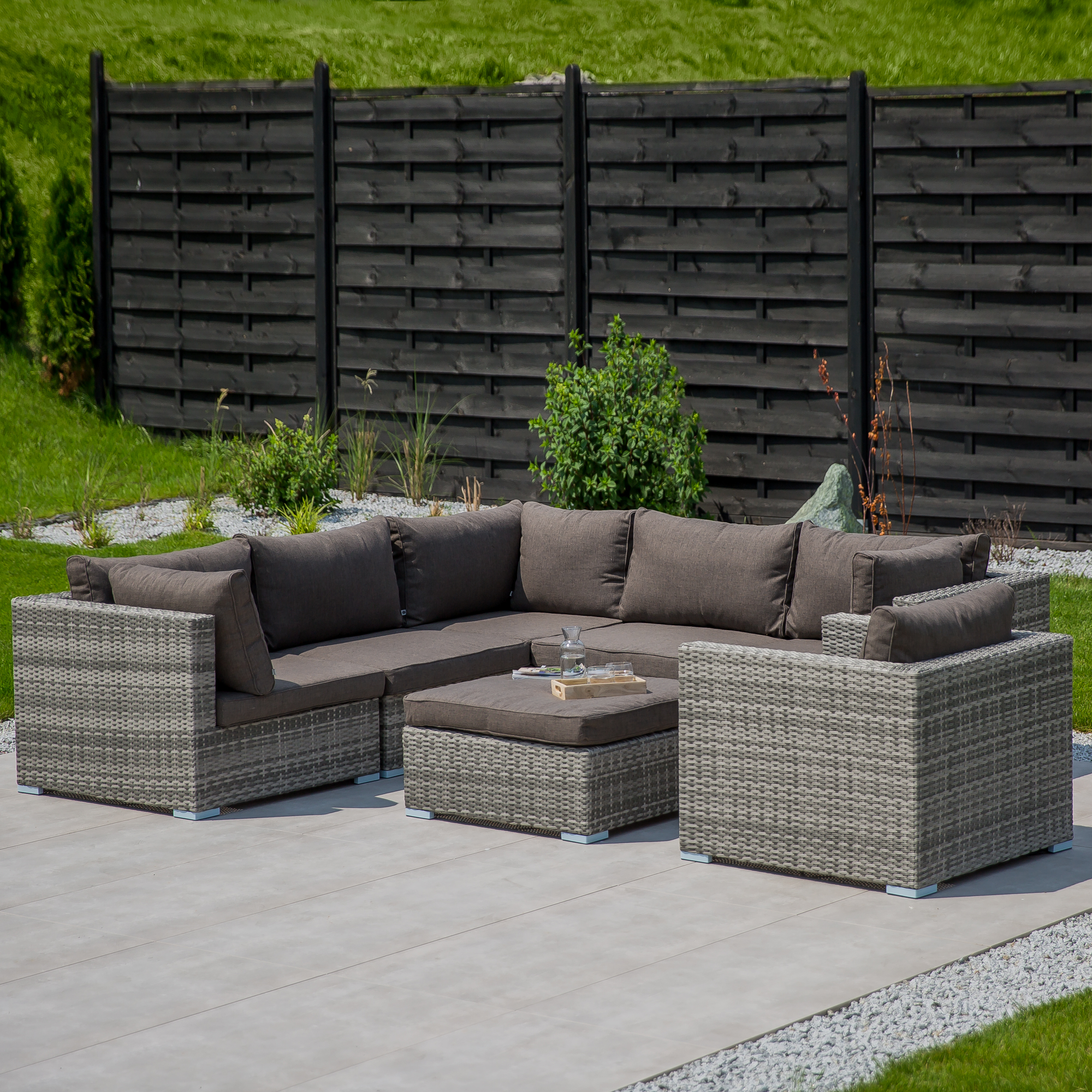 Set di mobili da giardino Claudine grey PATIO