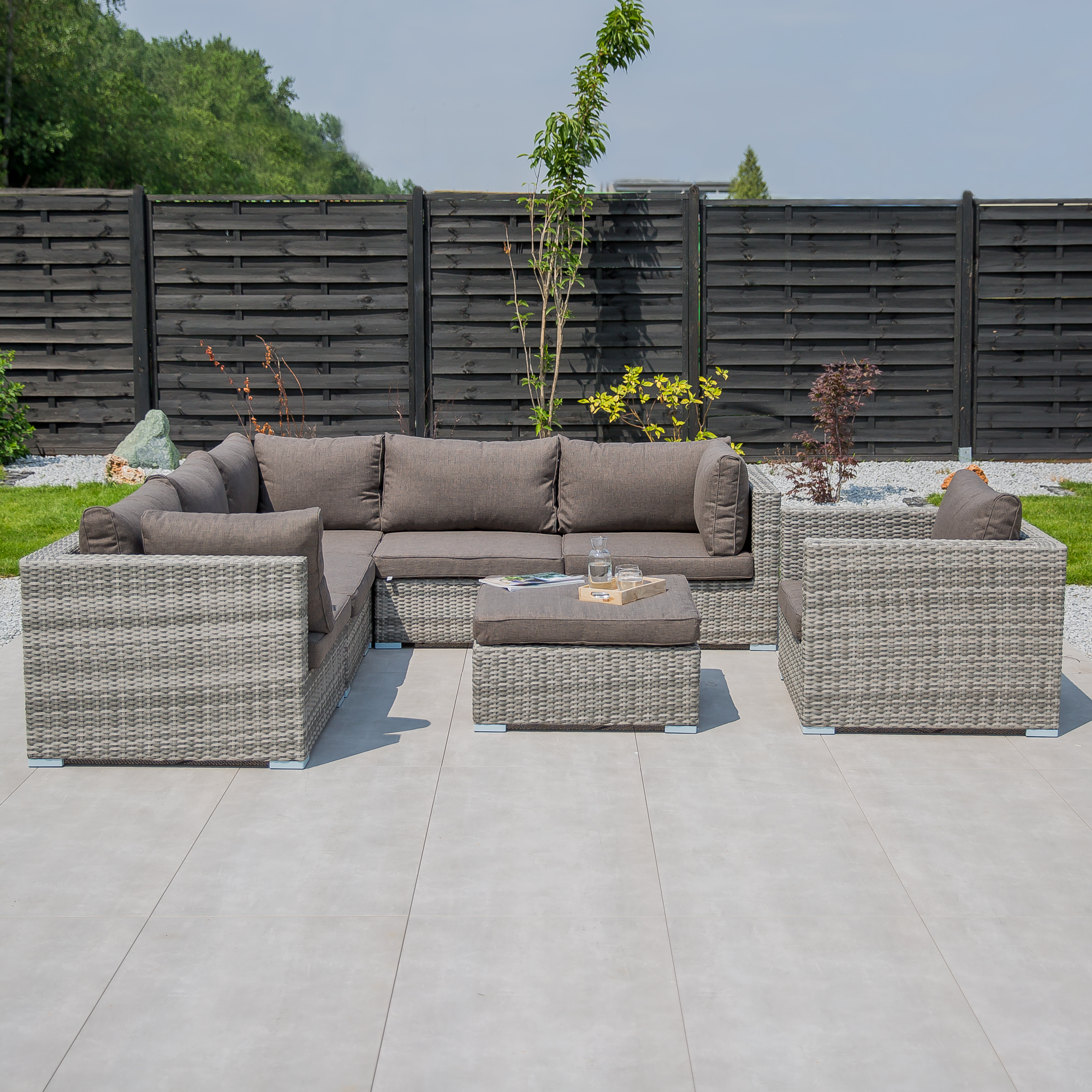Set di mobili da giardino Claudine grey PATIO