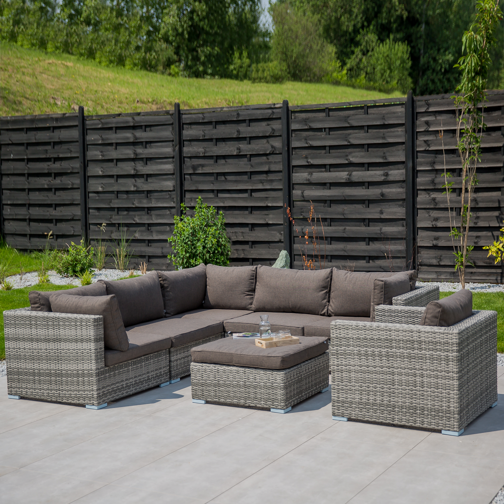 Set di mobili da giardino Claudine grey PATIO