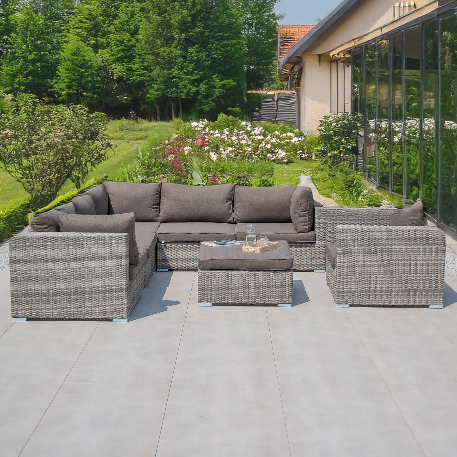 Set di mobili da giardino Claudine grey PATIO