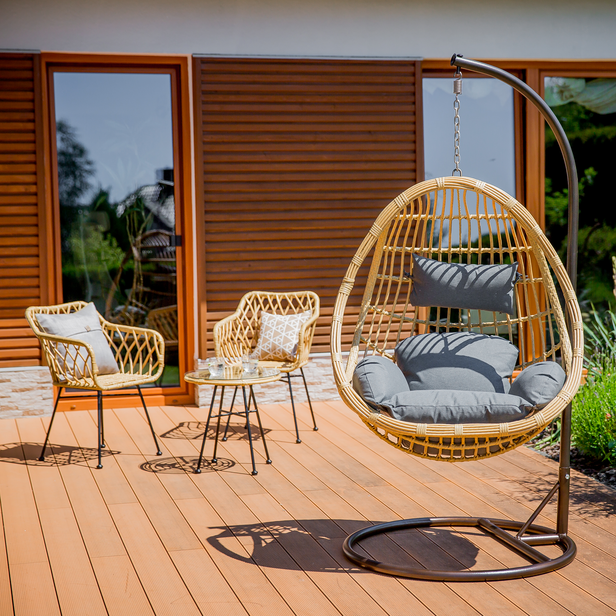 Sedia sospesa Eduard beige PATIO