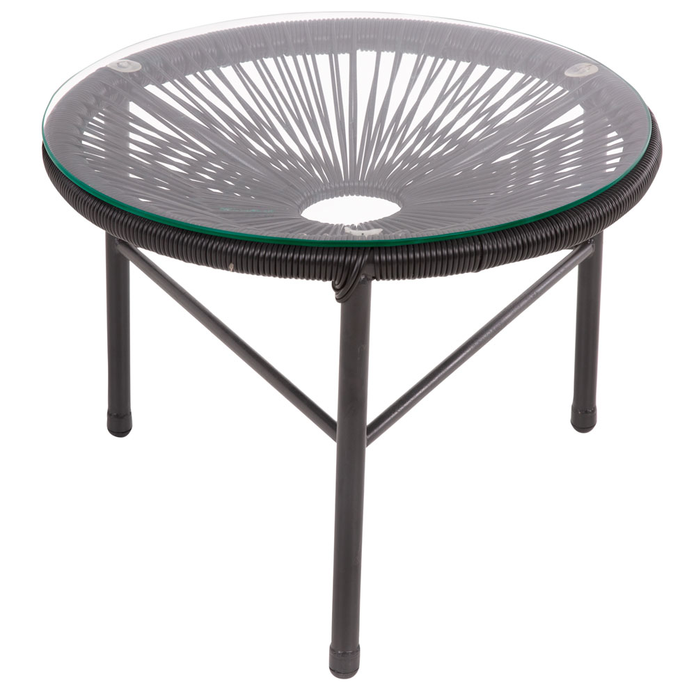 Mesa de centro Arthur antracita 50 cm PATIO