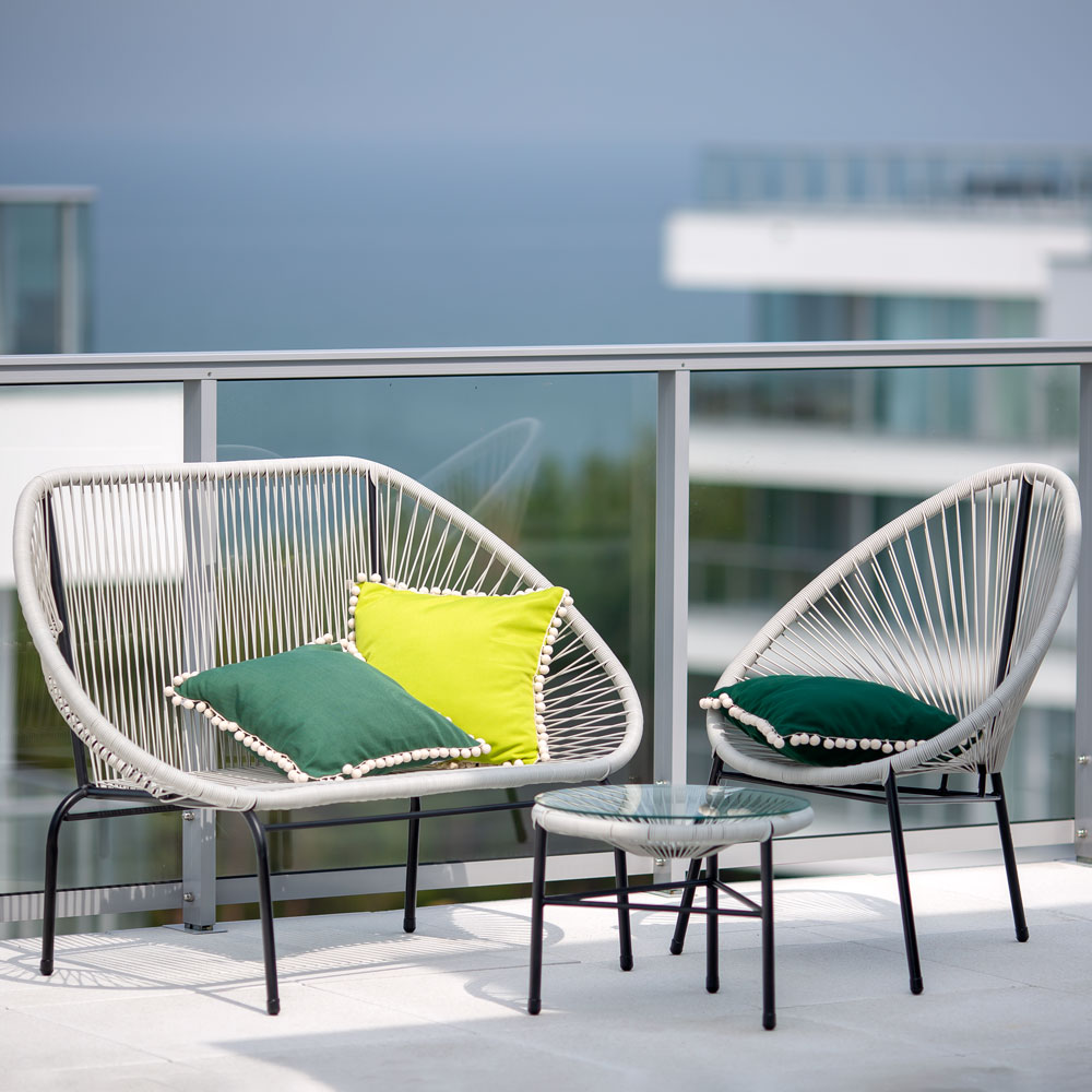 Masă Arthur cenușie 50 cm PATIO