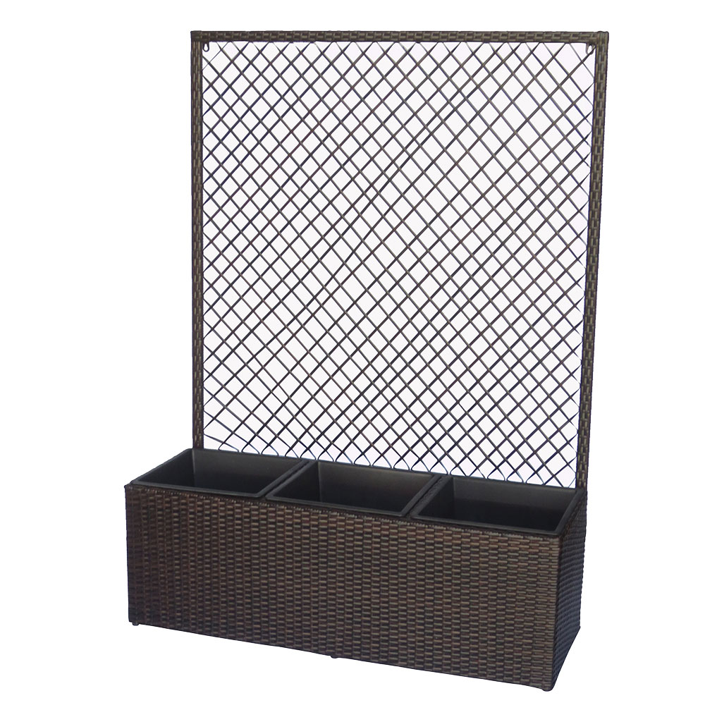 Doniczka z pergolą wenge 100 cm PATIO IIGAT