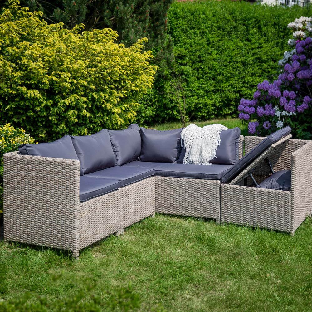 Souprava zahradního nábytku Chloe Beige Brown PATIO