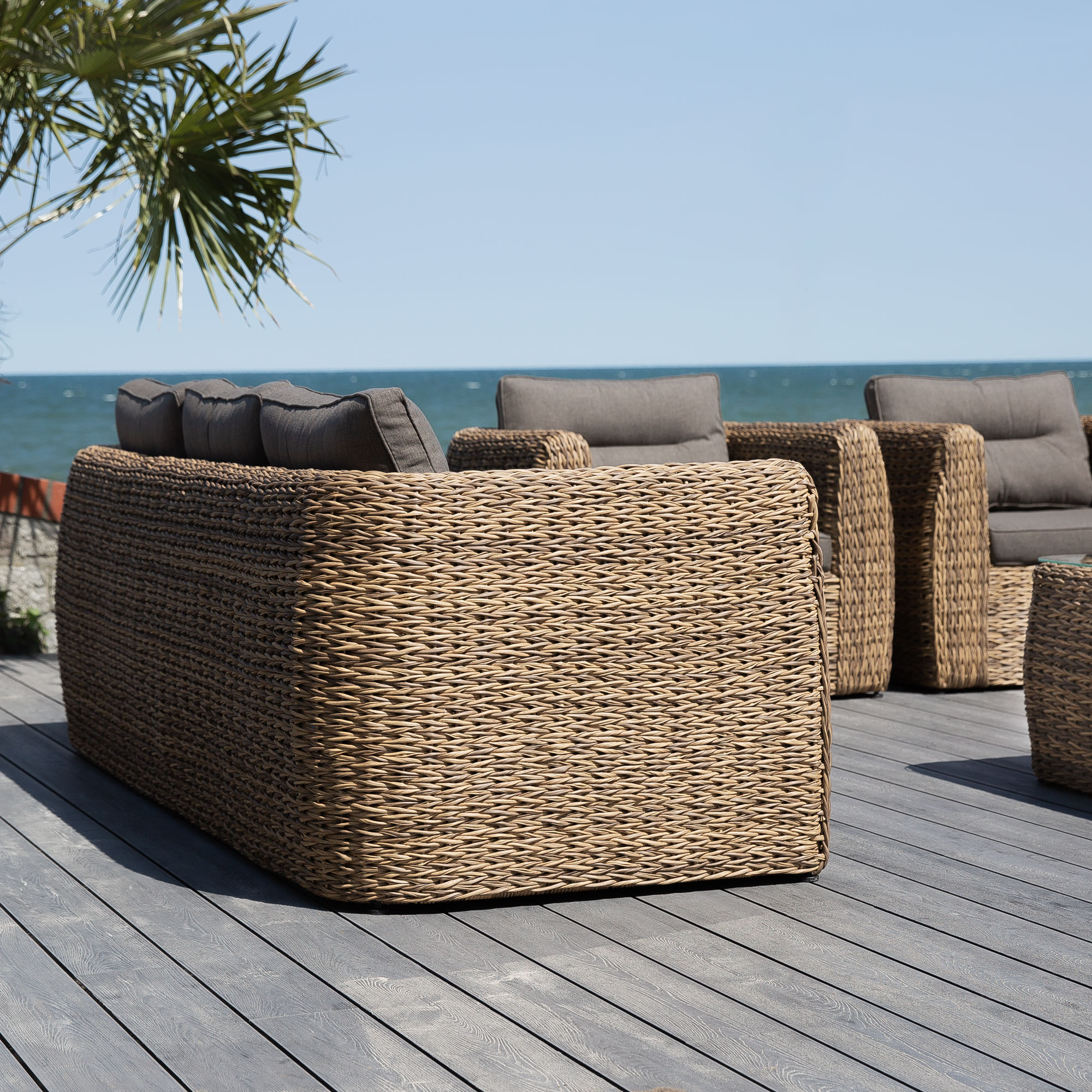 Súprava záhradného nábytku z technorattanu  Annabelle Cappuccino PATIO