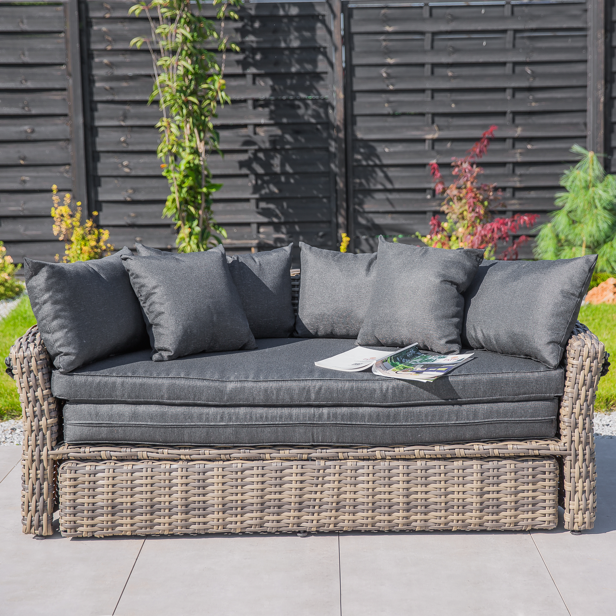 Łóżko ogrodowe z baldachimem Gustave PATIO II GAT