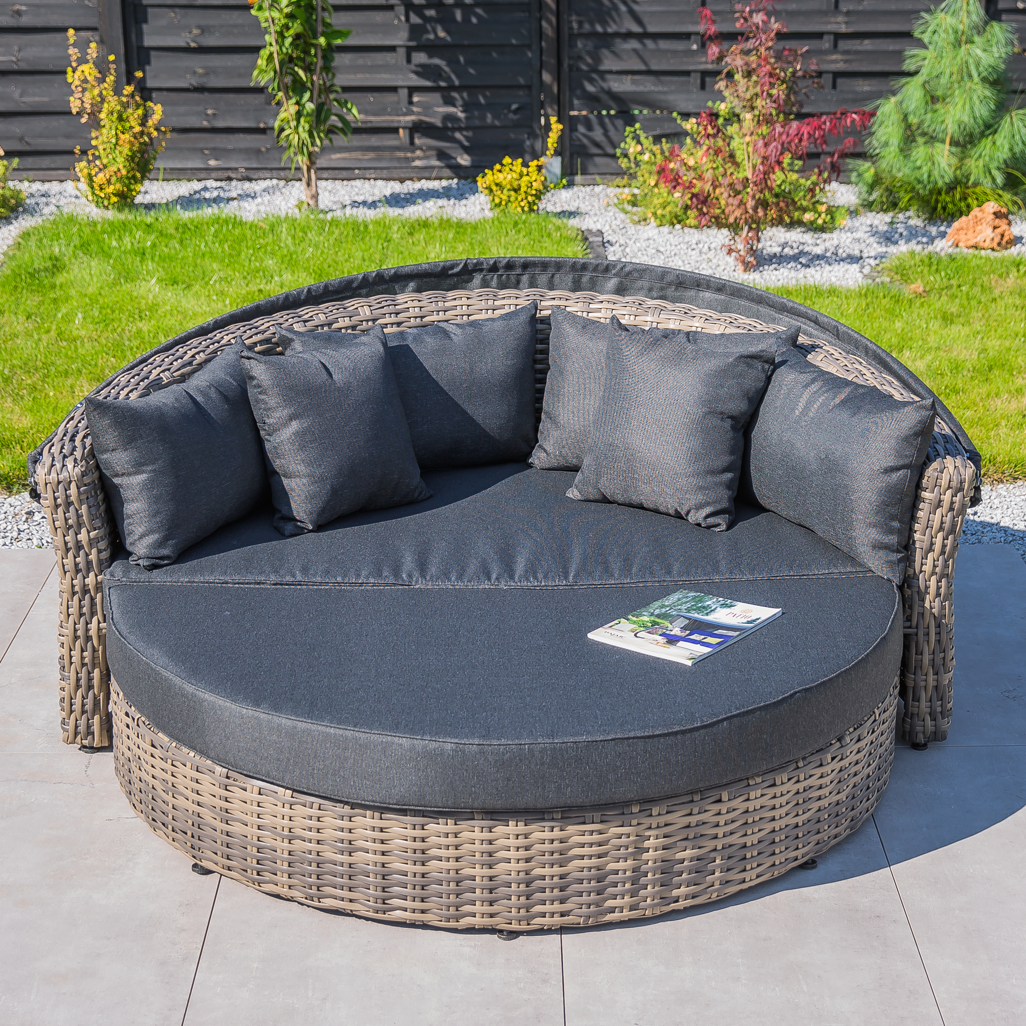 Łóżko ogrodowe z baldachimem Gustave PATIO II GAT