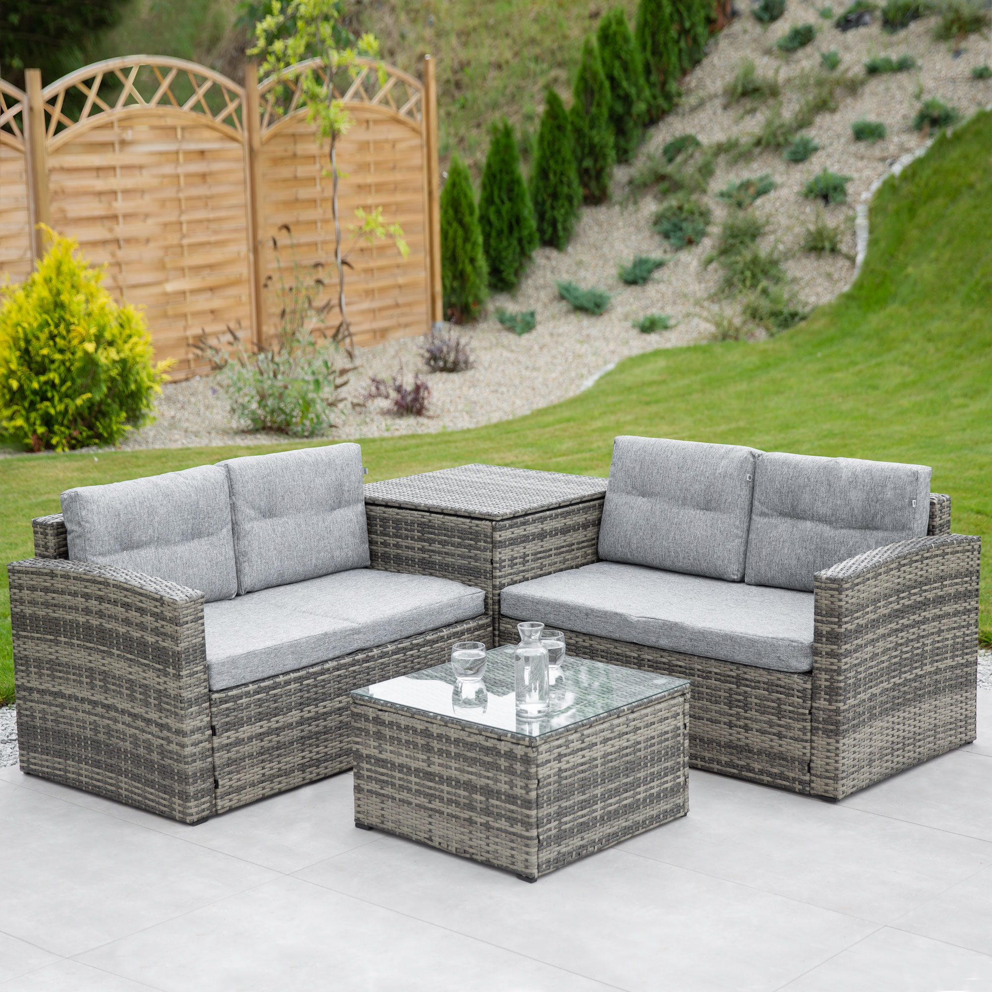 Set di mobili da giardino Florence grey PATIO