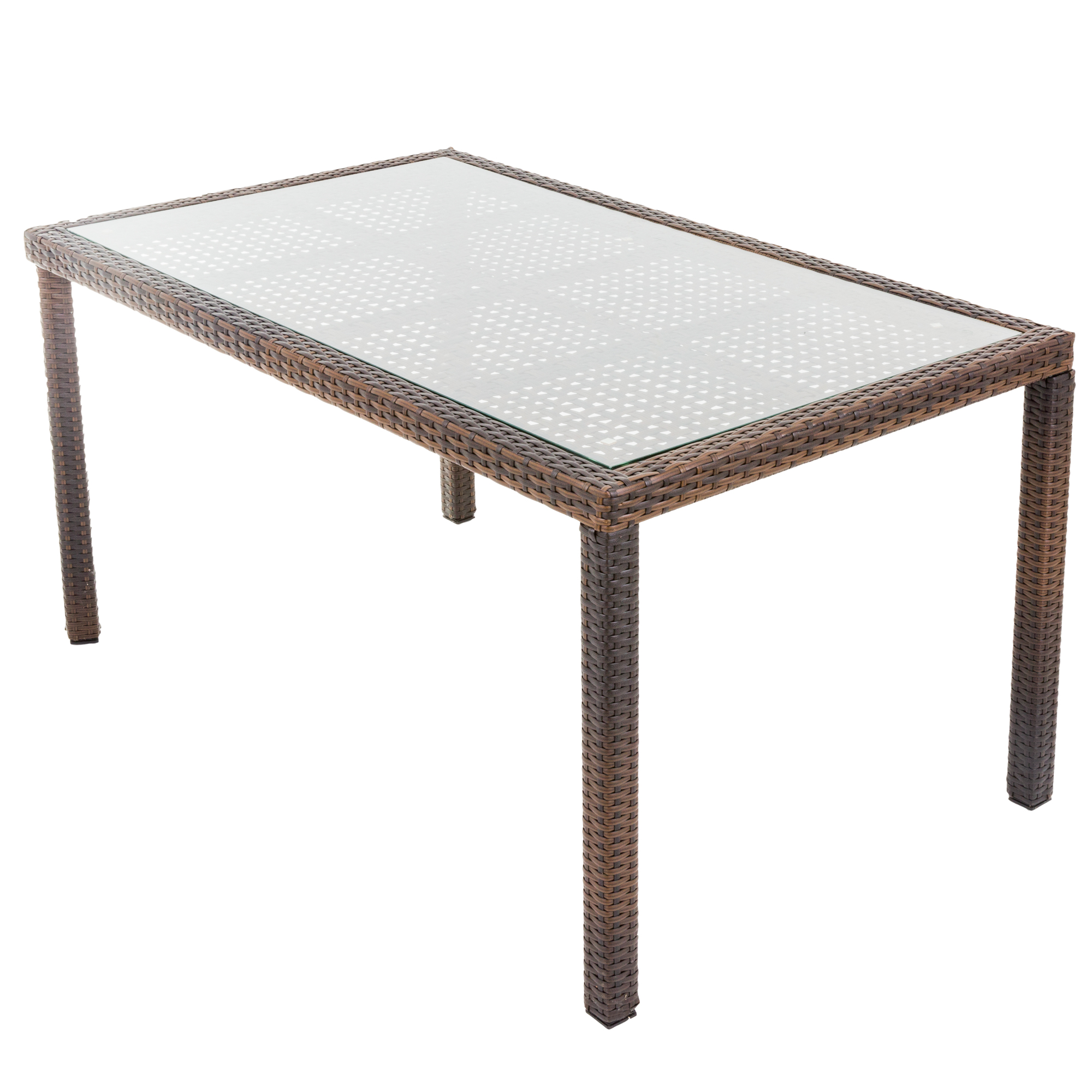 Masă Loretta 150 x 90 x 76 cm maro închis PATIO