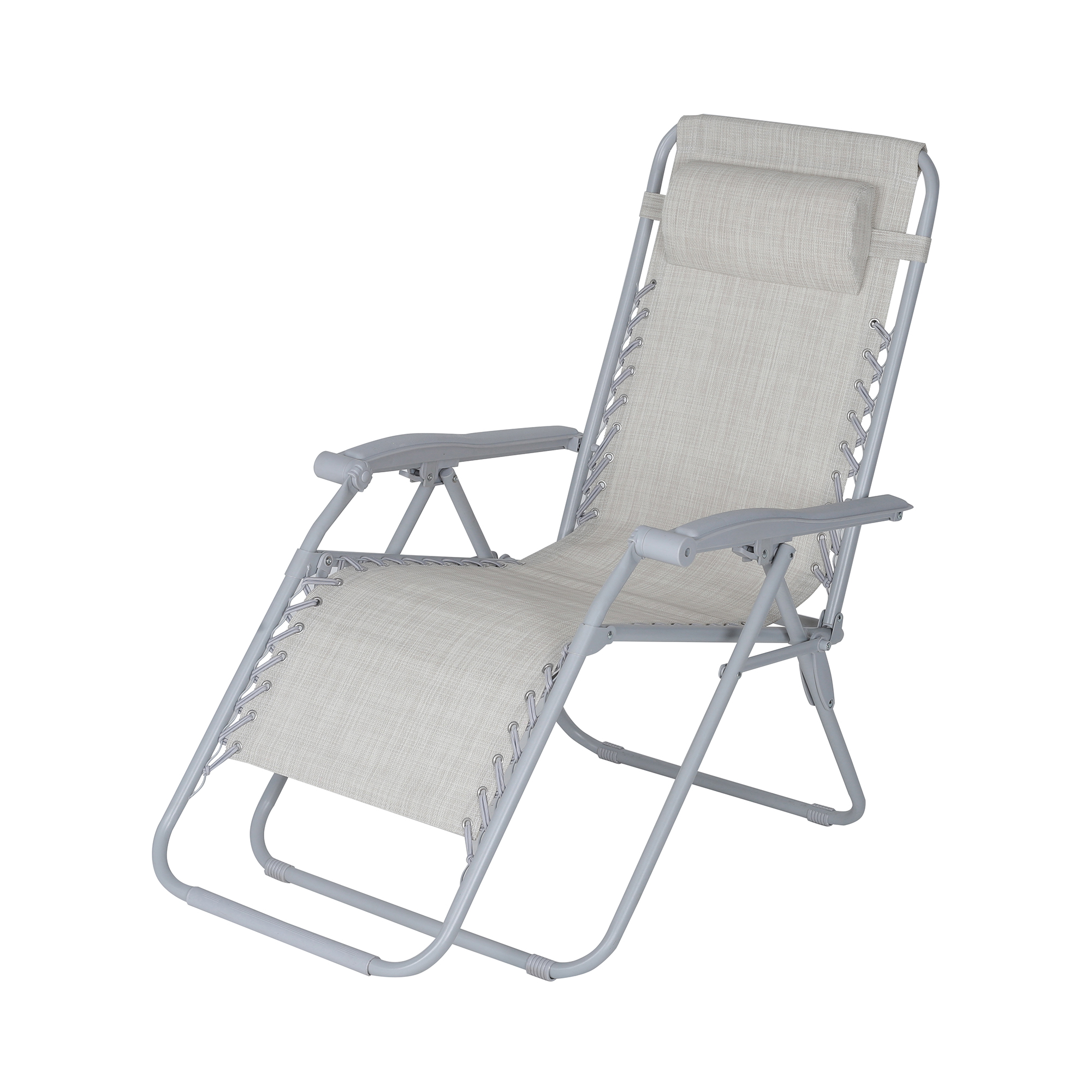 Fotel ogrodowy rozkładany Panama szary PATIO