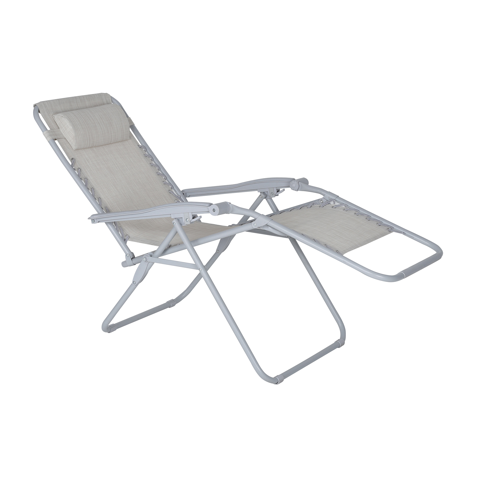 Fotel ogrodowy rozkładany Panama szary PATIO