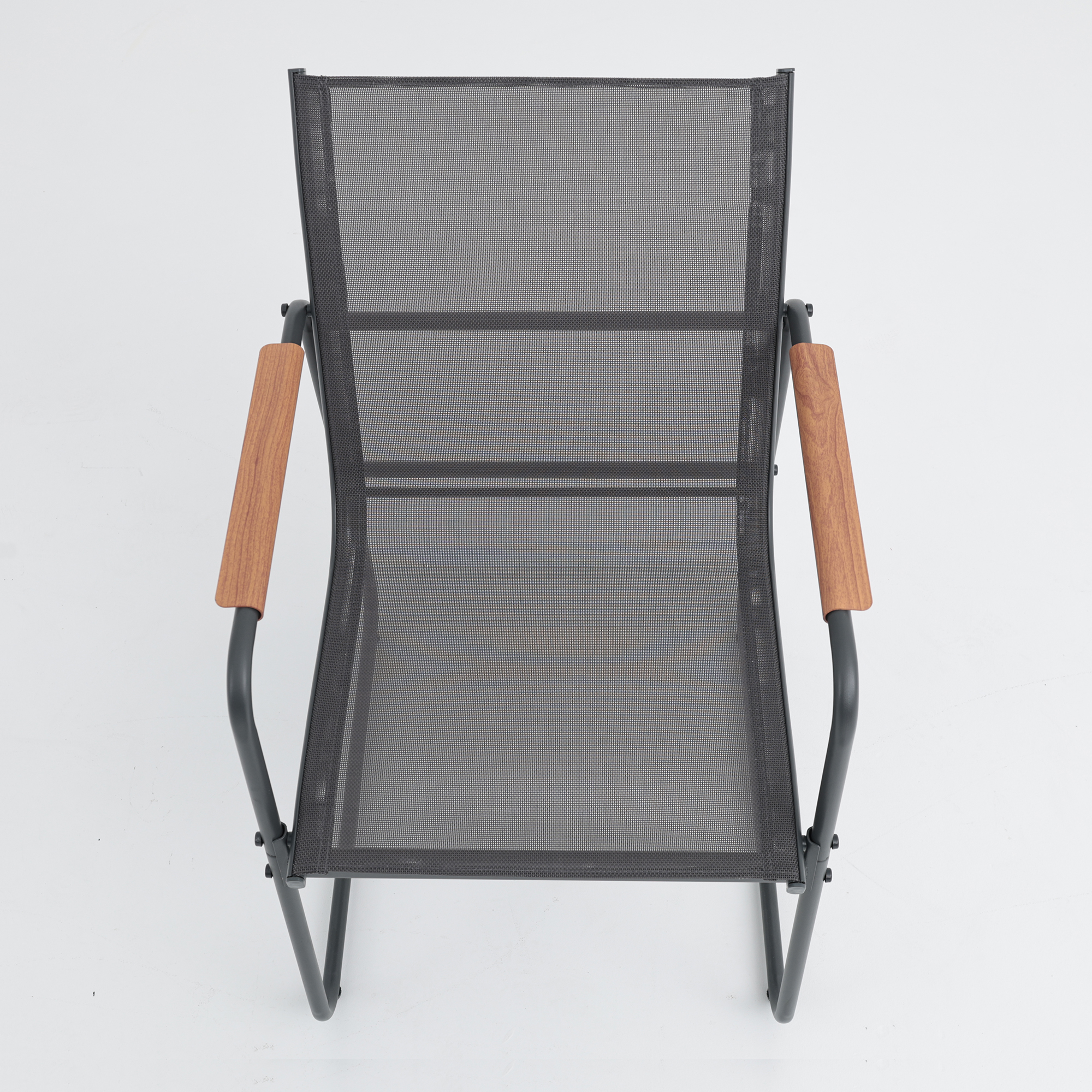 Zestaw mebli ogrodowych ze stołem Harlem antracyt PATIO