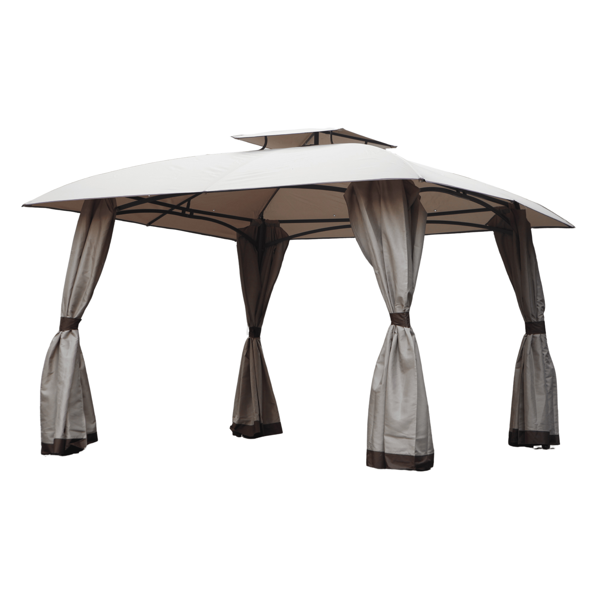 Zahradní pavilon / altán Santa Pola Ecru 3 x 3 m PATIO