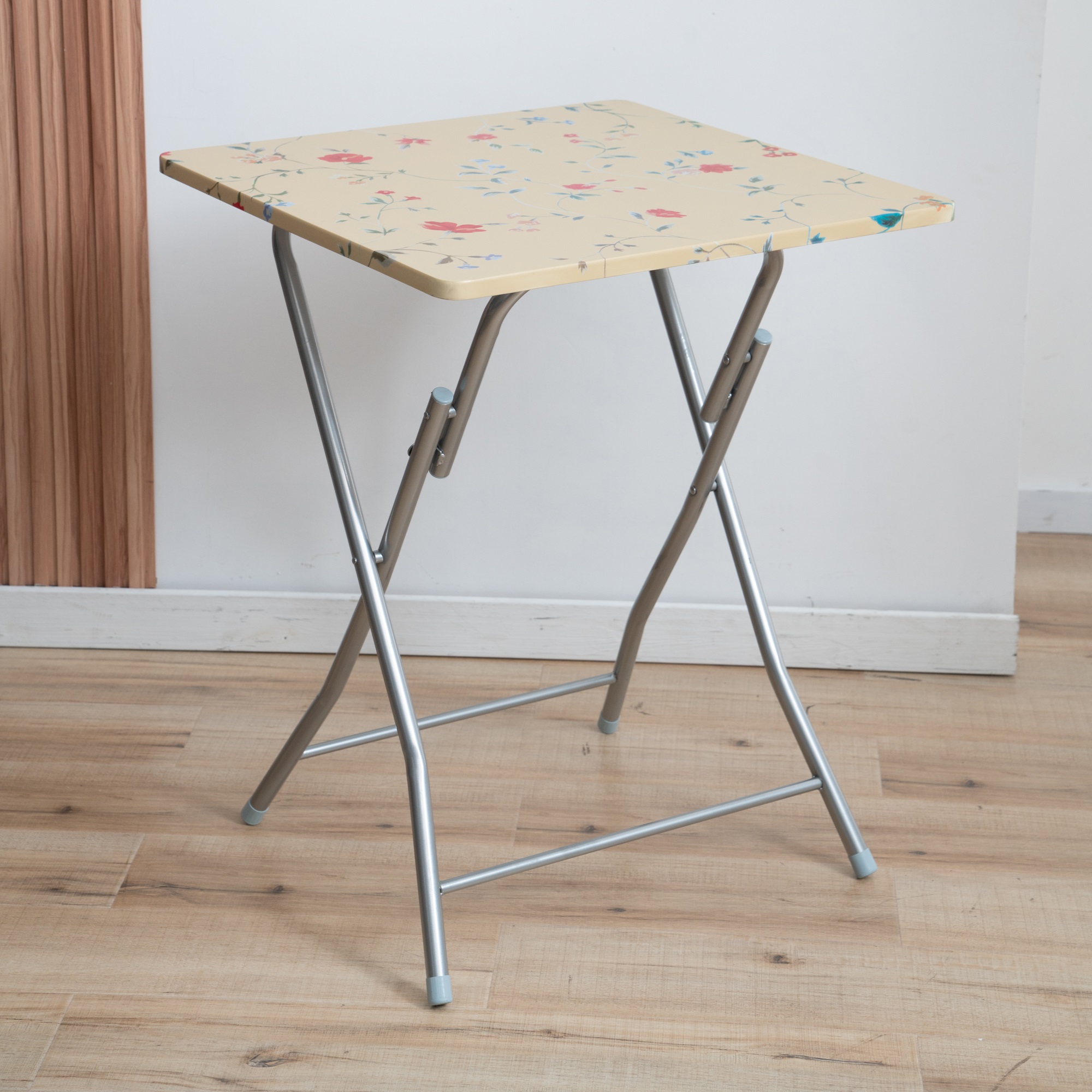 Masă de camping Flower Ecru 60 x 60 cm PATIO  